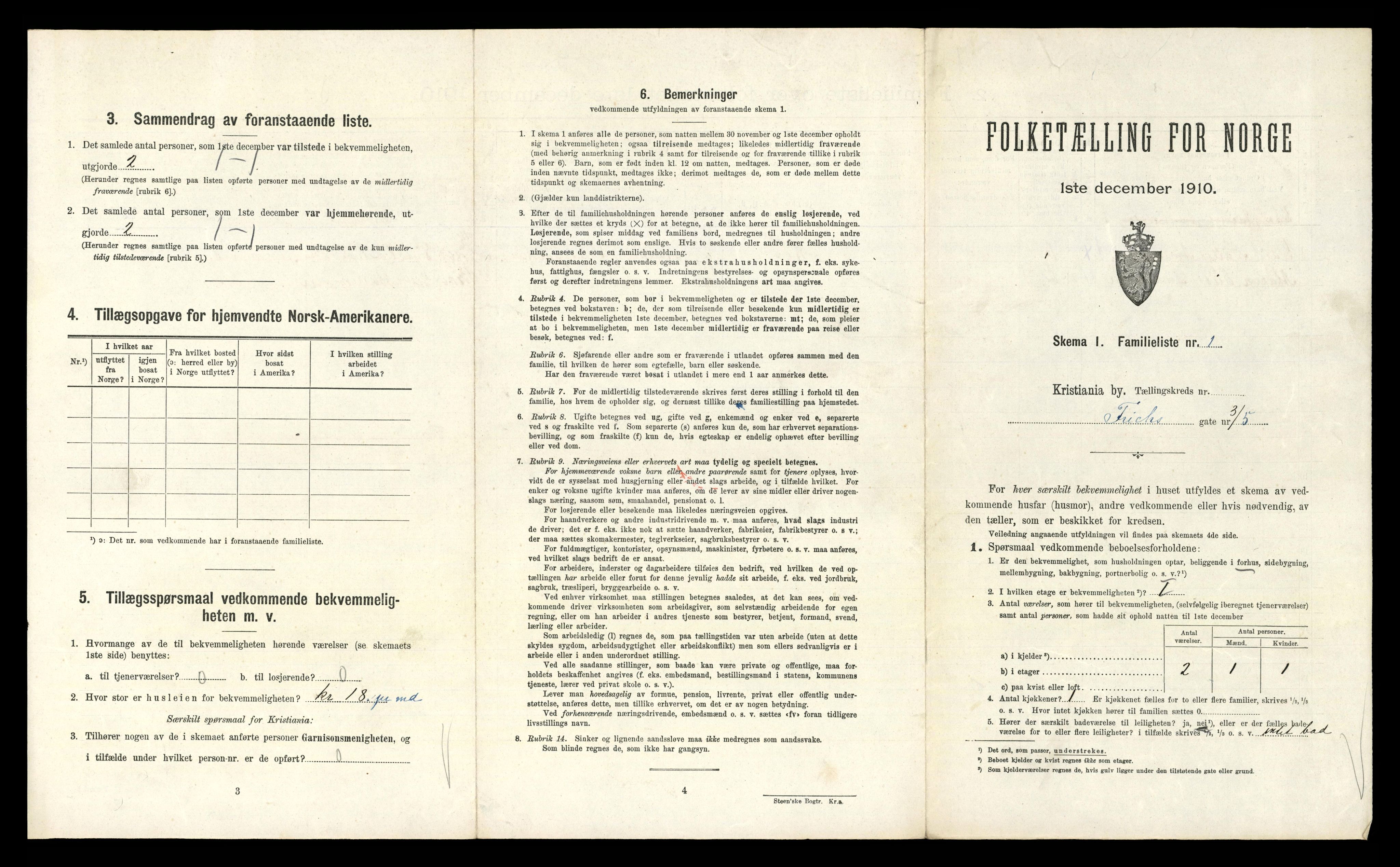 RA, 1910 census for Kristiania, 1910, p. 26121