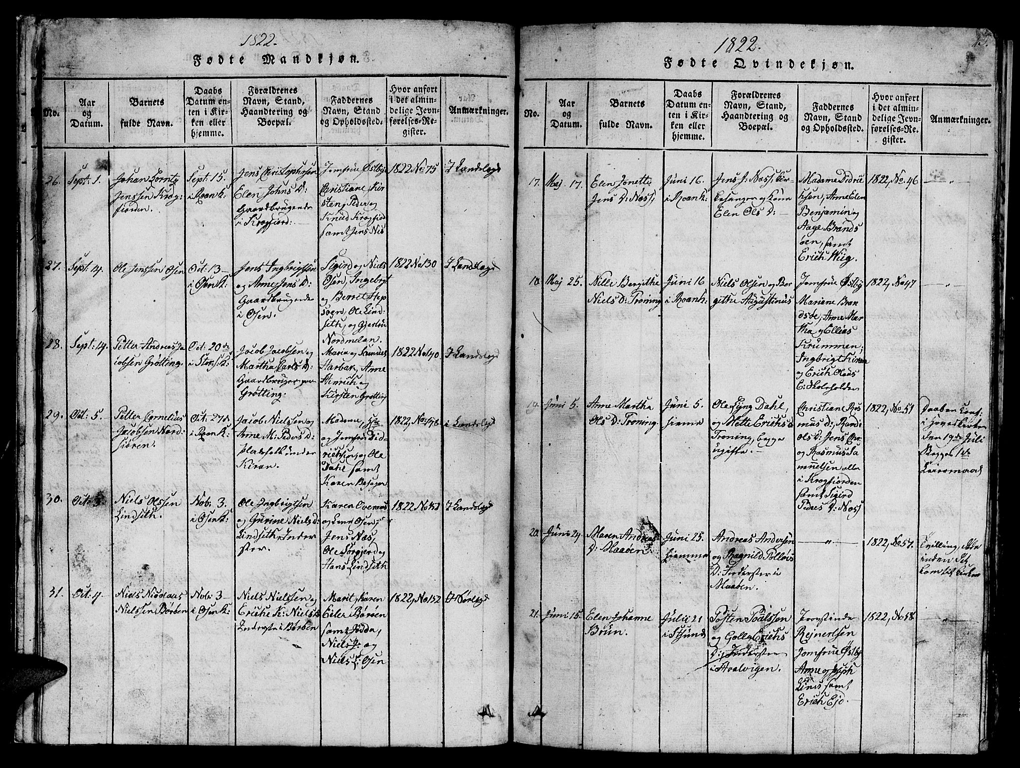 Ministerialprotokoller, klokkerbøker og fødselsregistre - Sør-Trøndelag, SAT/A-1456/657/L0714: Parish register (copy) no. 657C01, 1818-1868, p. 23