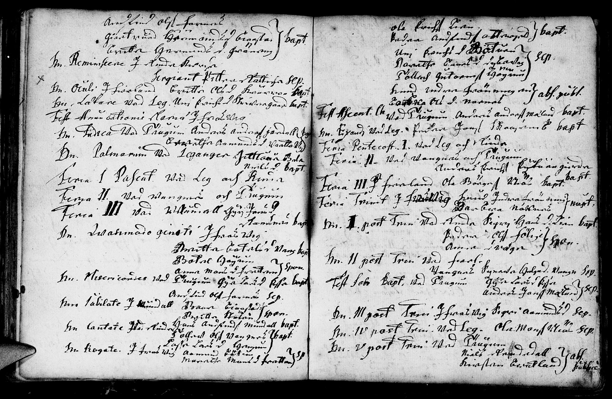 Leikanger sokneprestembete, SAB/A-81001: Parish register (official) no. A 1, 1690-1734, p. 37