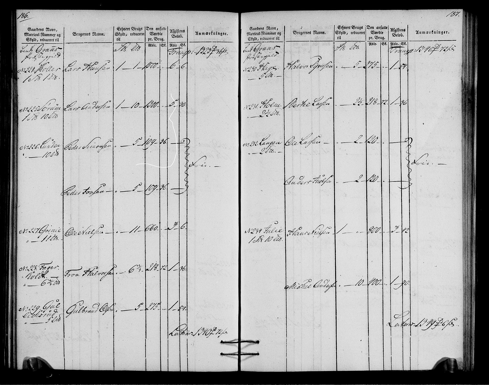 Rentekammeret inntil 1814, Realistisk ordnet avdeling, RA/EA-4070/N/Ne/Nea/L0037: Toten fogderi. Oppebørselsregister, 1803-1804, p. 96