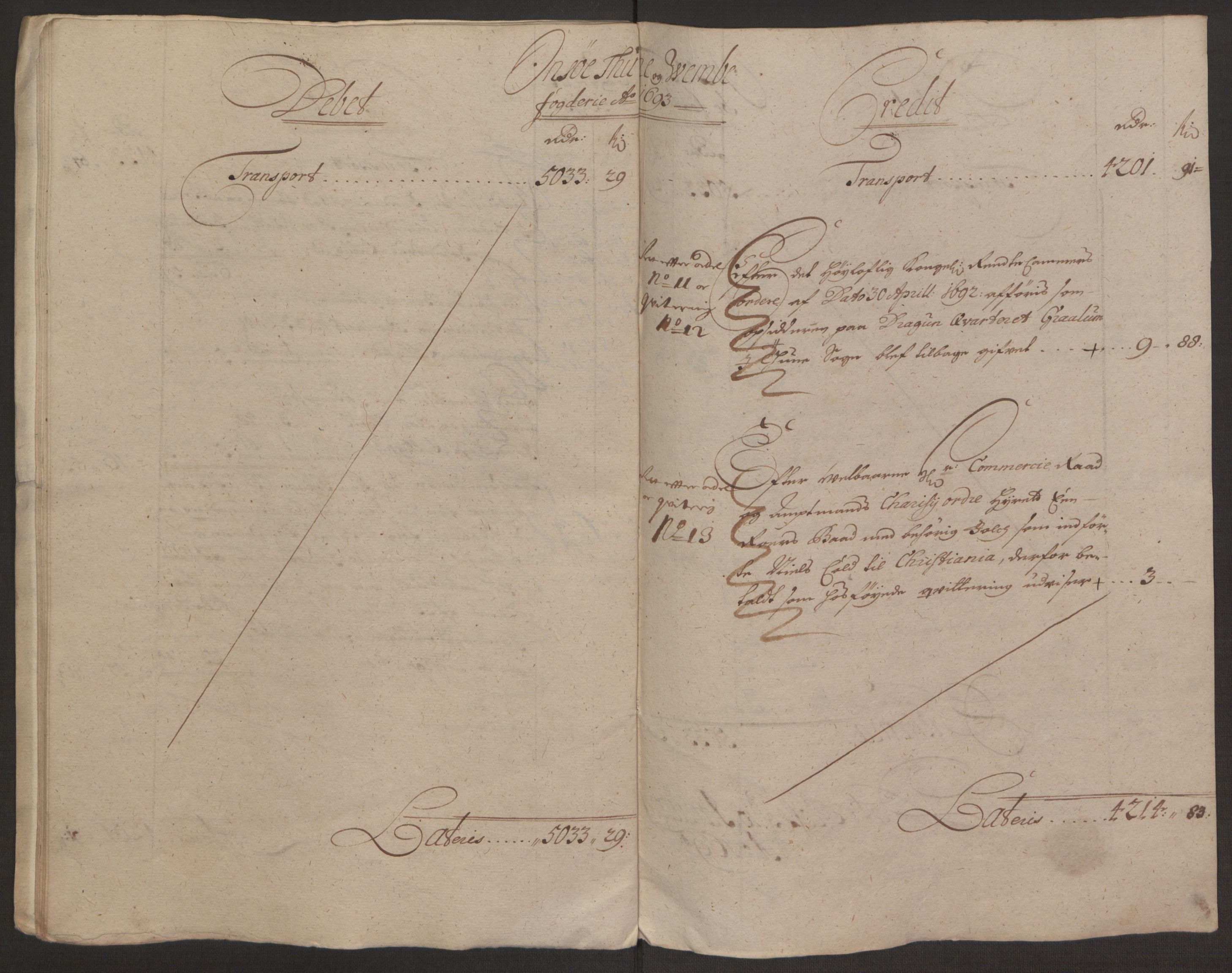 Rentekammeret inntil 1814, Reviderte regnskaper, Fogderegnskap, AV/RA-EA-4092/R03/L0120: Fogderegnskap Onsøy, Tune, Veme og Åbygge fogderi, 1692-1693, p. 243