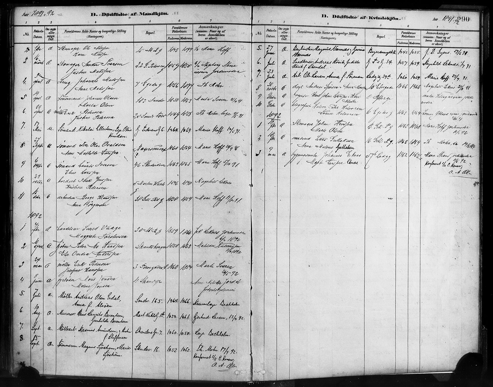 Sandviken Sokneprestembete, AV/SAB-A-77601/H/Ha/L0004: Parish register (official) no. B 1, 1878-1891, p. 290