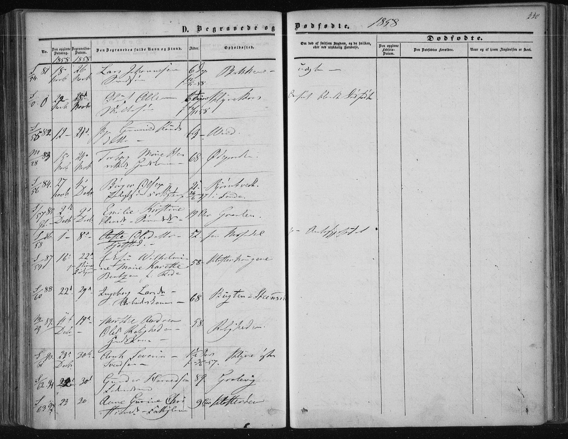 Solum kirkebøker, SAKO/A-306/F/Fa/L0007: Parish register (official) no. I 7, 1856-1864, p. 330