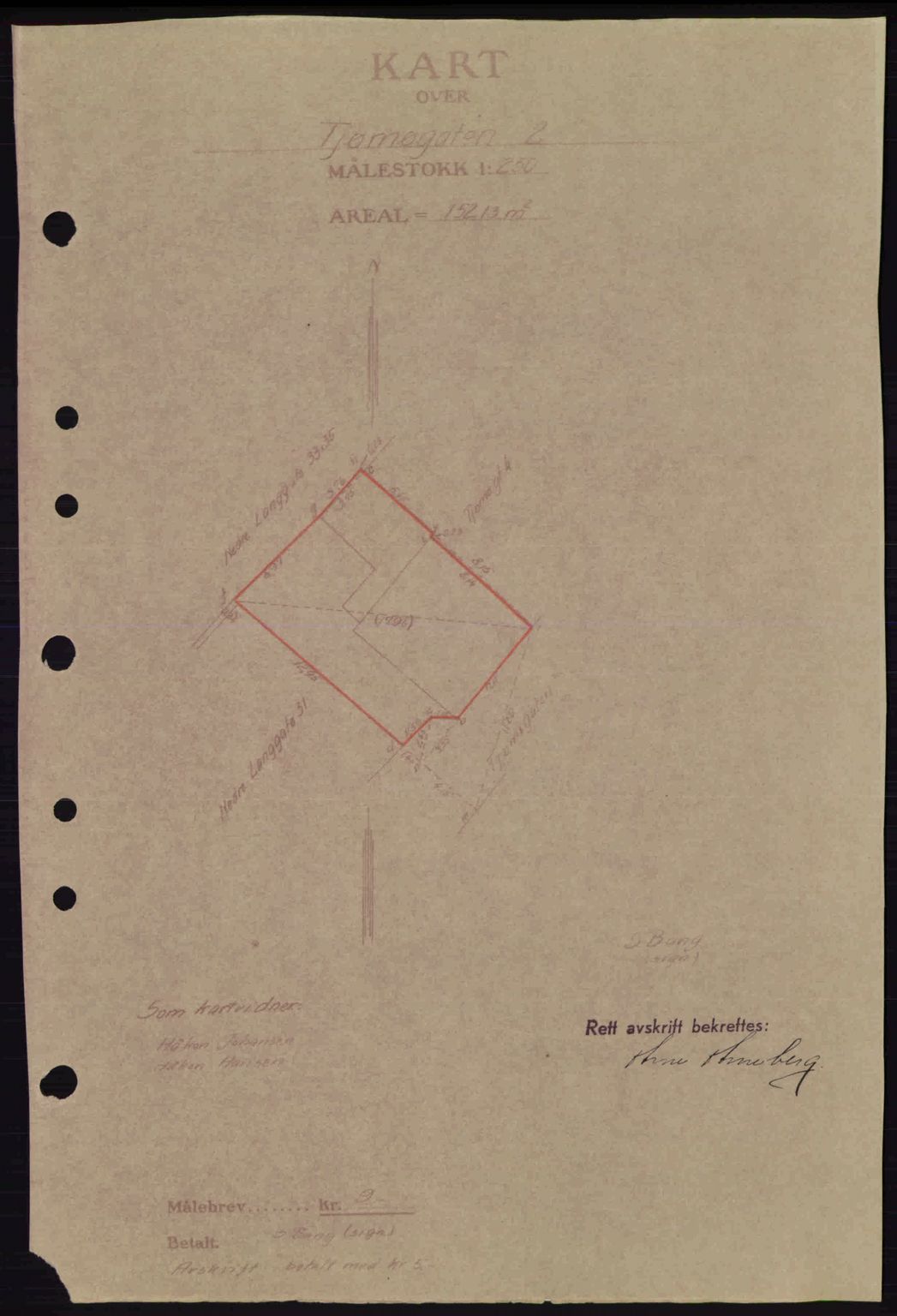 Tønsberg sorenskriveri, AV/SAKO-A-130/G/Ga/Gaa/L0017a: Mortgage book no. A17a, 1945-1945, Diary no: : 1846/1945