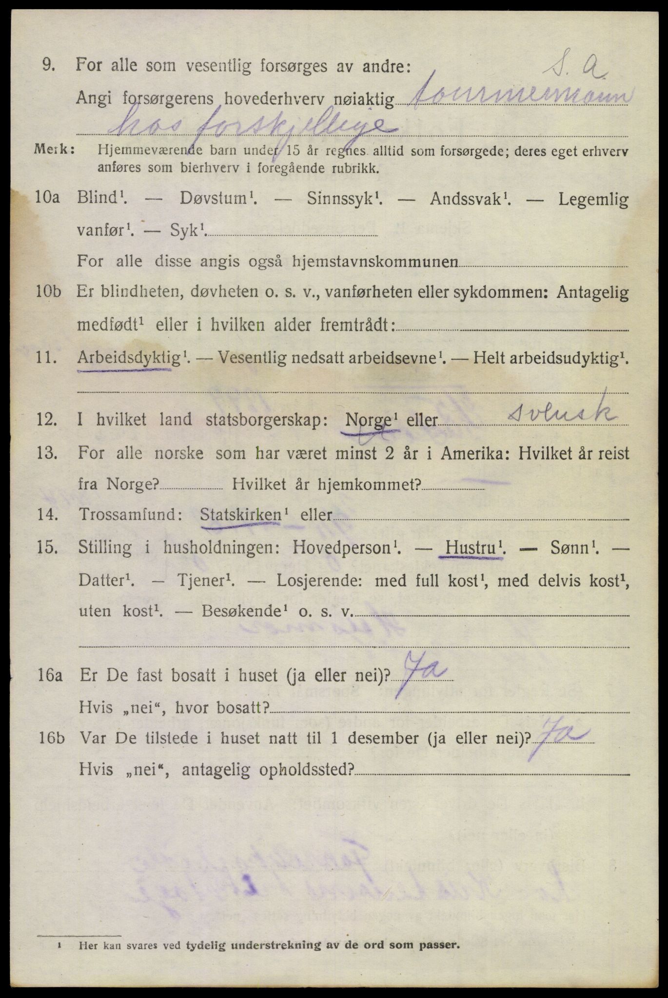 SAKO, 1920 census for Lier, 1920, p. 6431