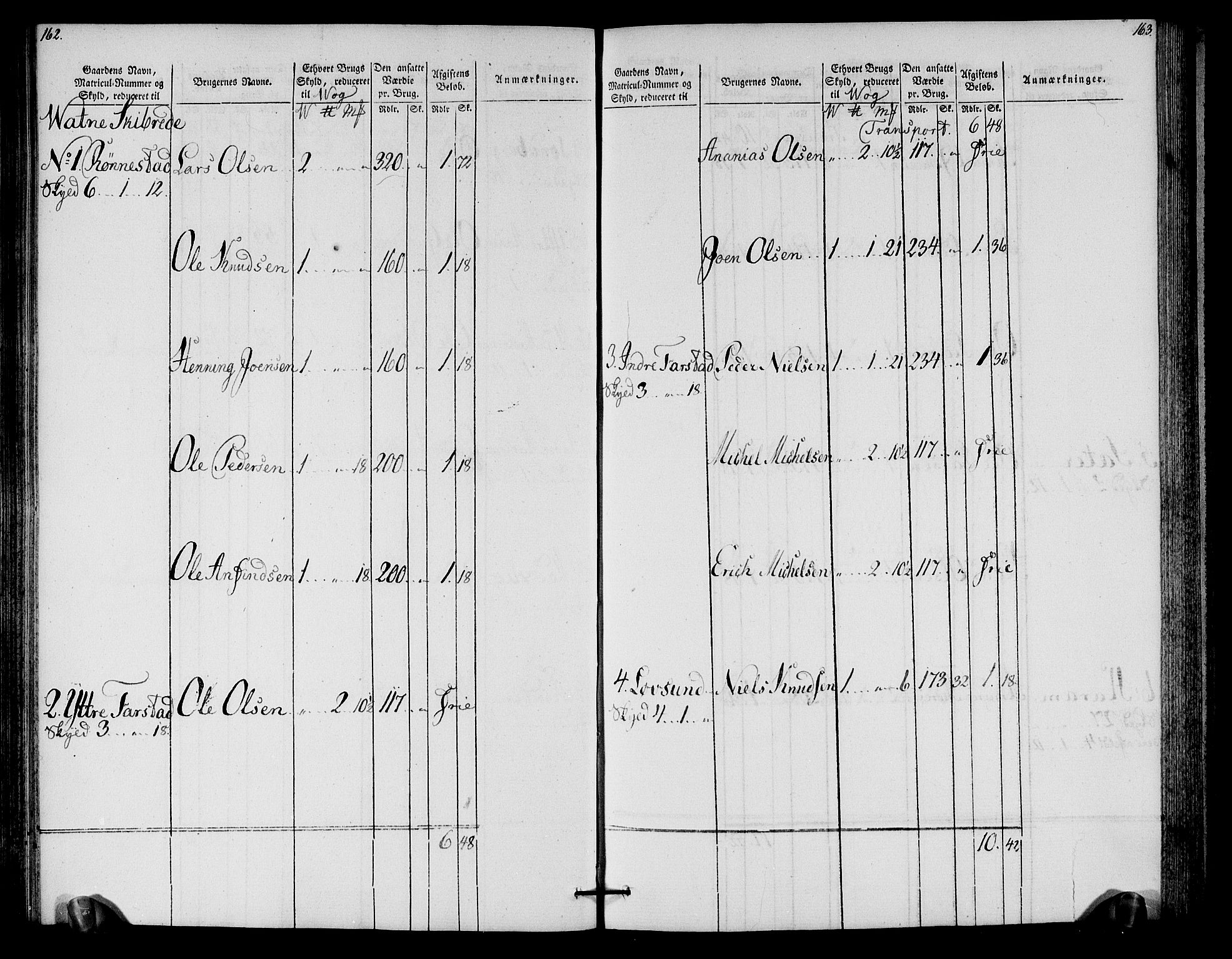 Rentekammeret inntil 1814, Realistisk ordnet avdeling, AV/RA-EA-4070/N/Ne/Nea/L0125a: Sunnmøre fogderi. Oppebørselsregister for fogderiets nordre del, 1803, p. 83