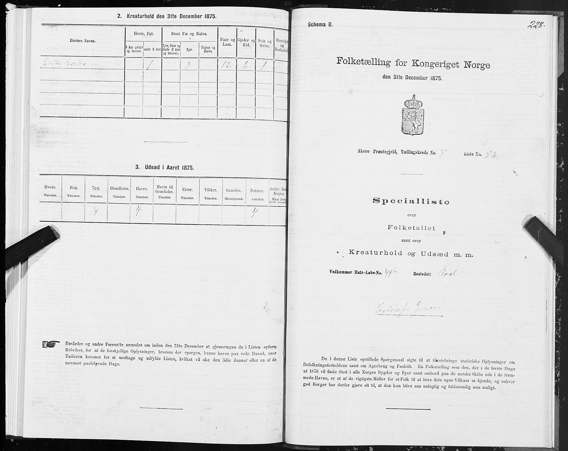 SAT, 1875 census for 1545P Aukra, 1875, p. 2228