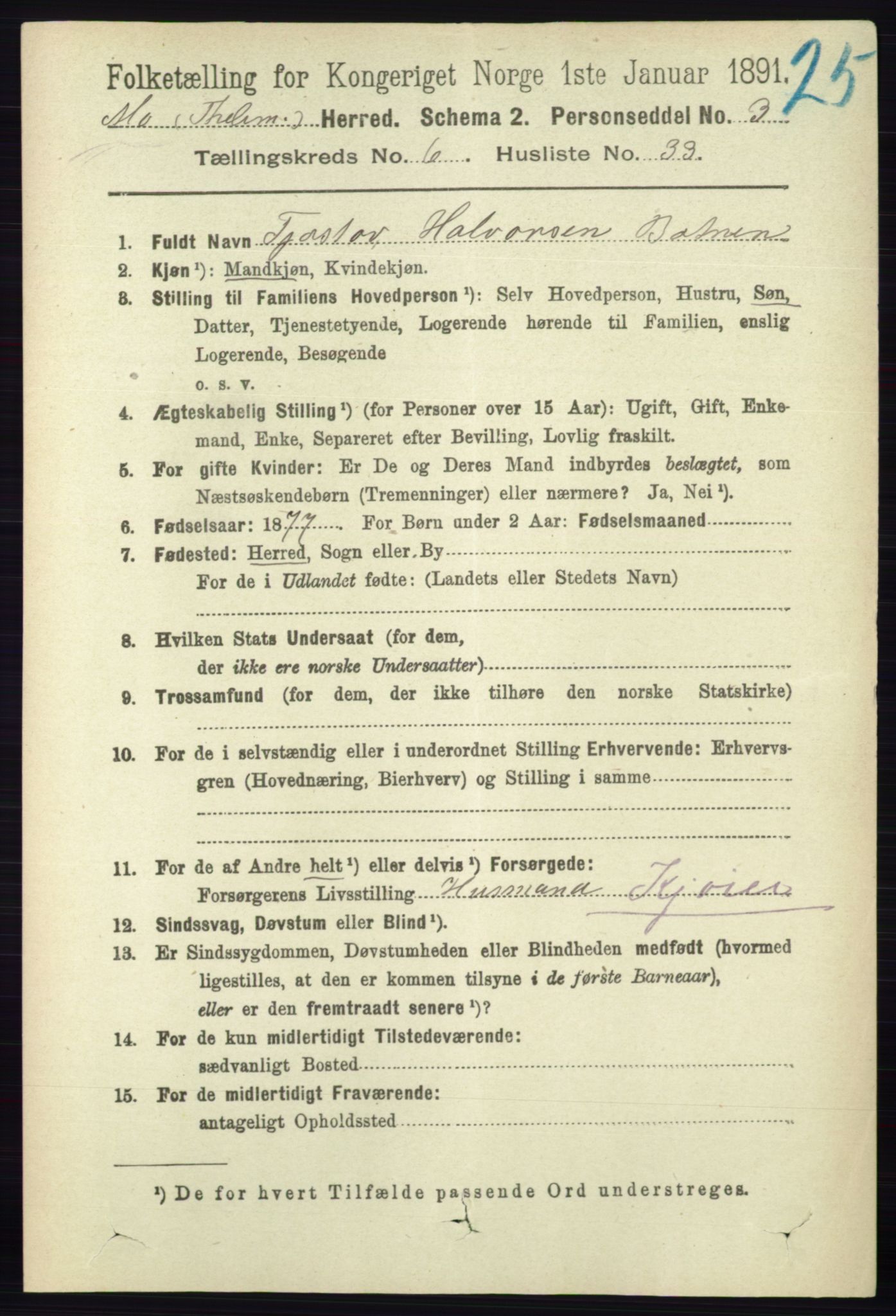 RA, 1891 census for 0832 Mo, 1891, p. 1717