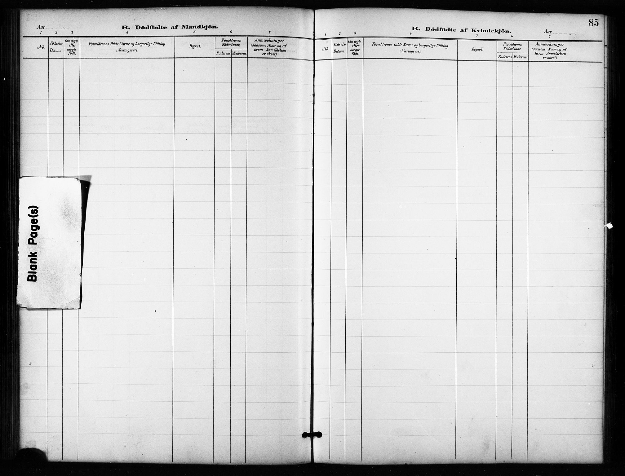 Salangen sokneprestembete, SATØ/S-1324/H/Ha/L0004klokker: Parish register (copy) no. 4, 1900-1924, p. 85