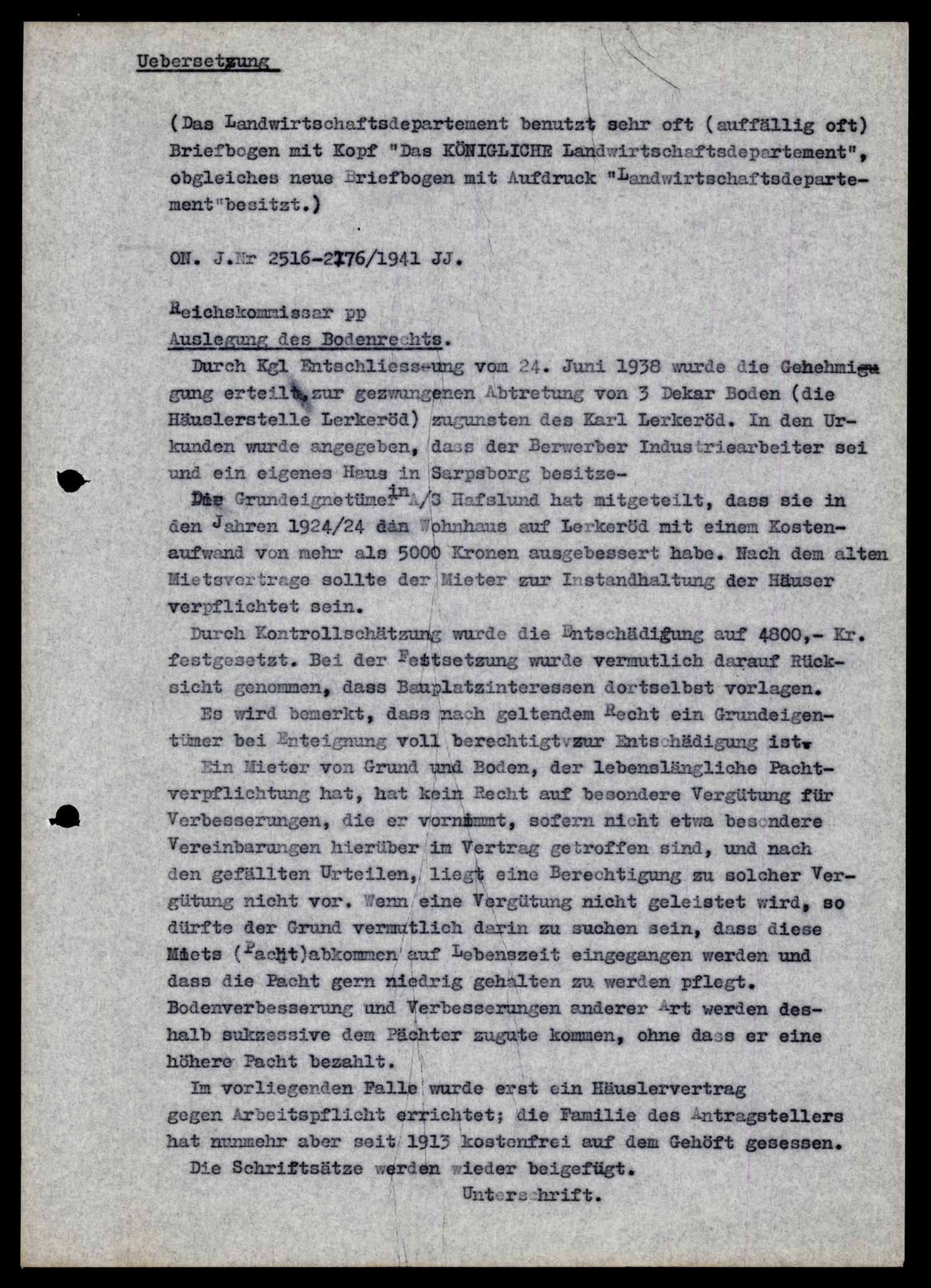 Forsvarets Overkommando. 2 kontor. Arkiv 11.4. Spredte tyske arkivsaker, AV/RA-RAFA-7031/D/Dar/Darb/L0013: Reichskommissariat - Hauptabteilung Vervaltung, 1917-1942, p. 117