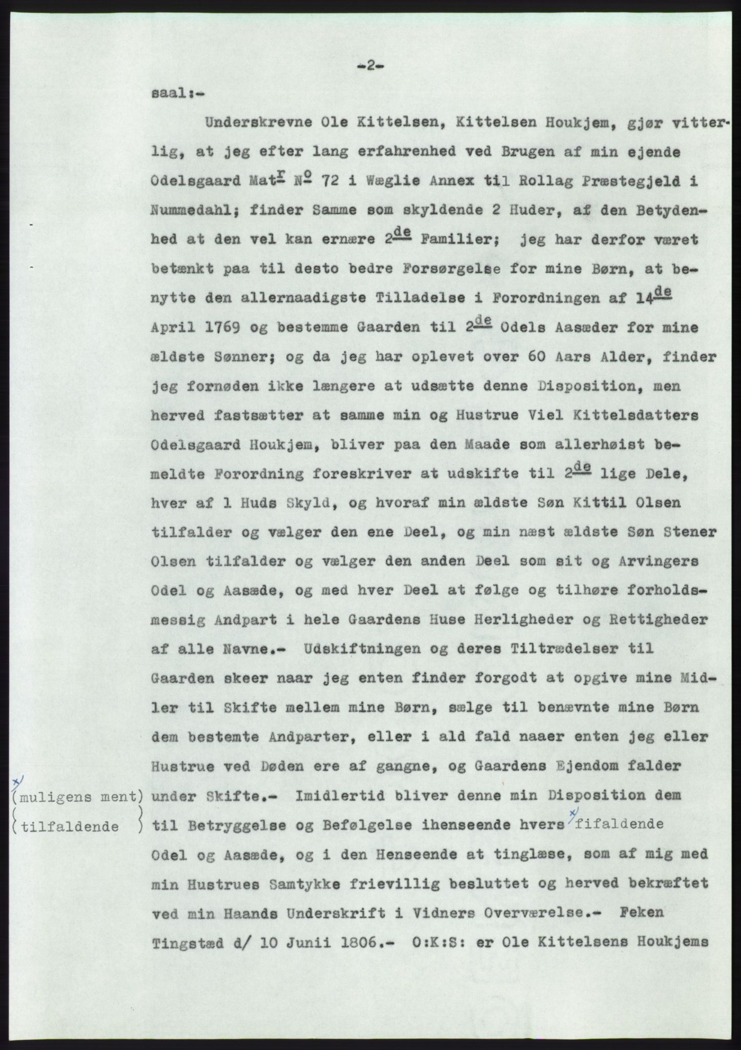 Statsarkivet i Kongsberg, AV/SAKO-A-0001/E/Ee/L0011: Avskrifter, SAO jnr. 1262/1957 - 200/1958, 1957-1958, p. 446