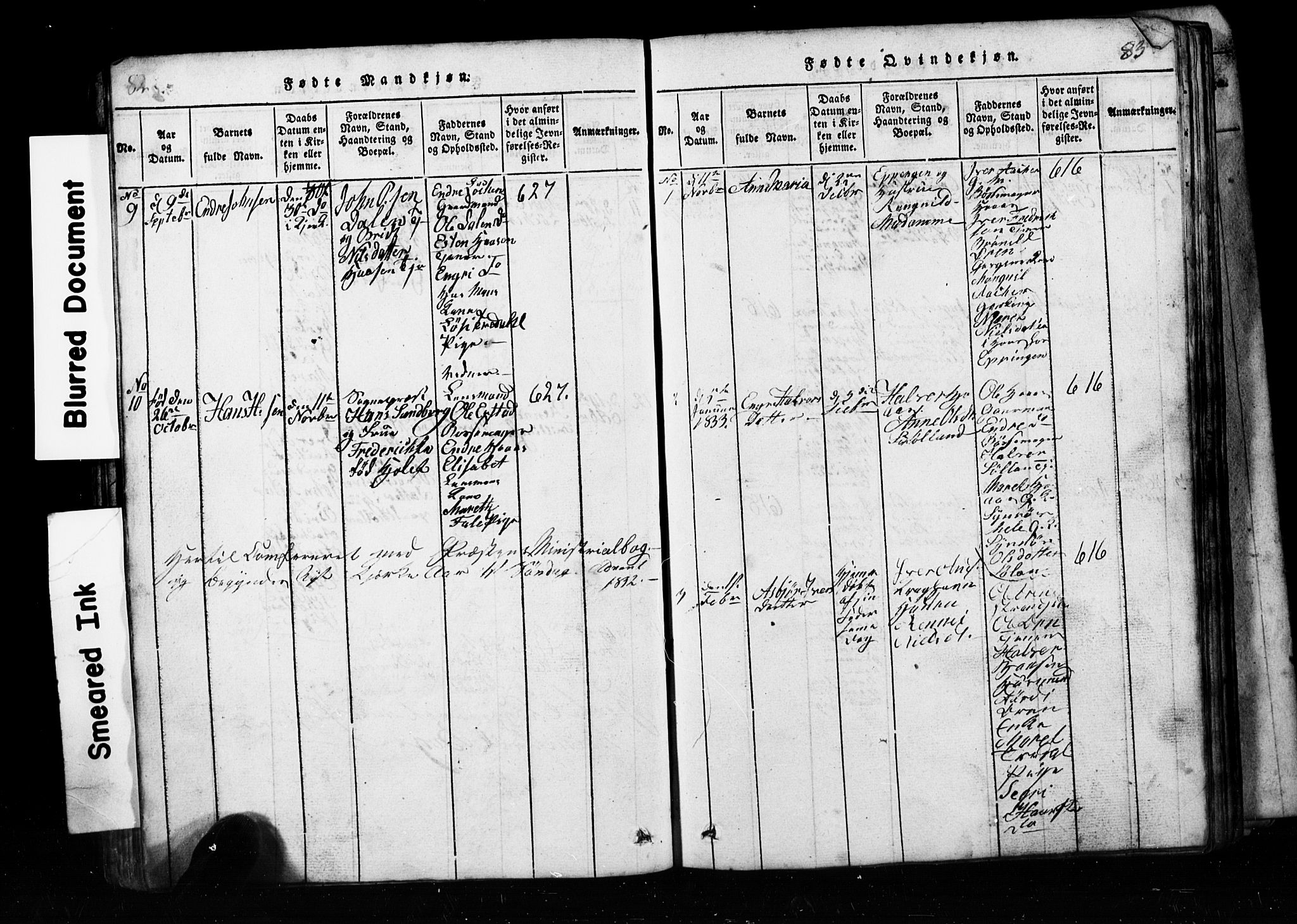 Ministerialprotokoller, klokkerbøker og fødselsregistre - Møre og Romsdal, AV/SAT-A-1454/590/L1016: Parish register (copy) no. 590C01, 1819-1838, p. 82-83
