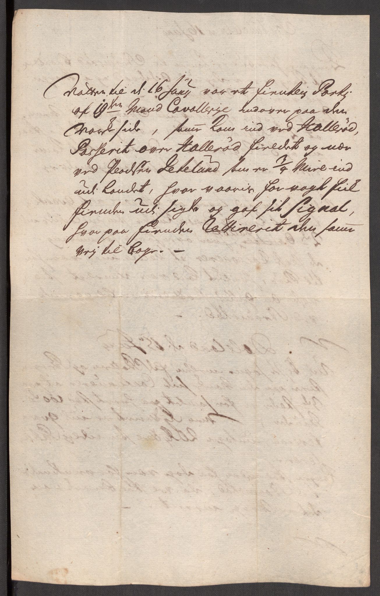 Kommanderende general (KG I) med Det norske krigsdirektorium, AV/RA-EA-5419/E/Eb/L0012: Kunnskap om fienden, kronologisk ordnet, 1718-1719, p. 23