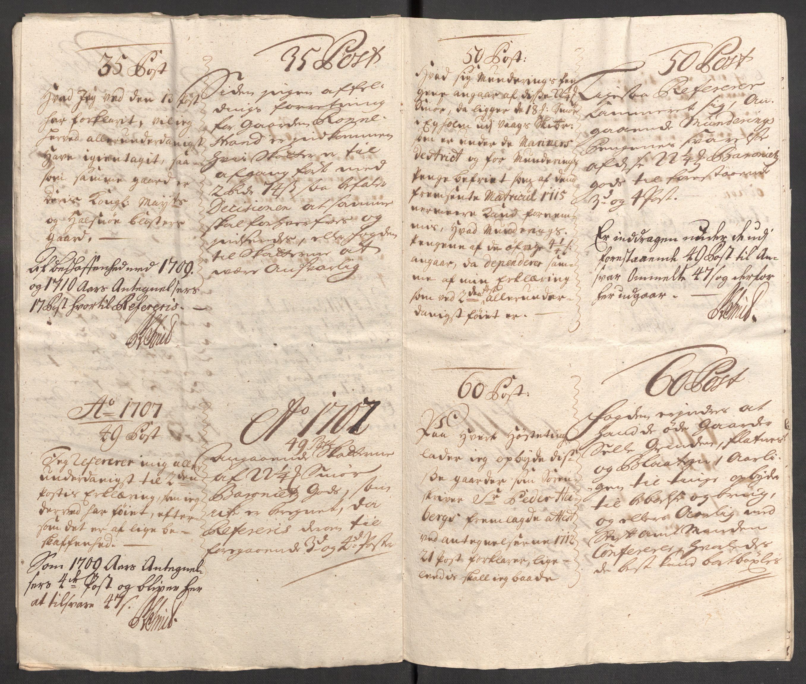 Rentekammeret inntil 1814, Reviderte regnskaper, Fogderegnskap, AV/RA-EA-4092/R48/L2986: Fogderegnskap Sunnhordland og Hardanger, 1709-1710, p. 727