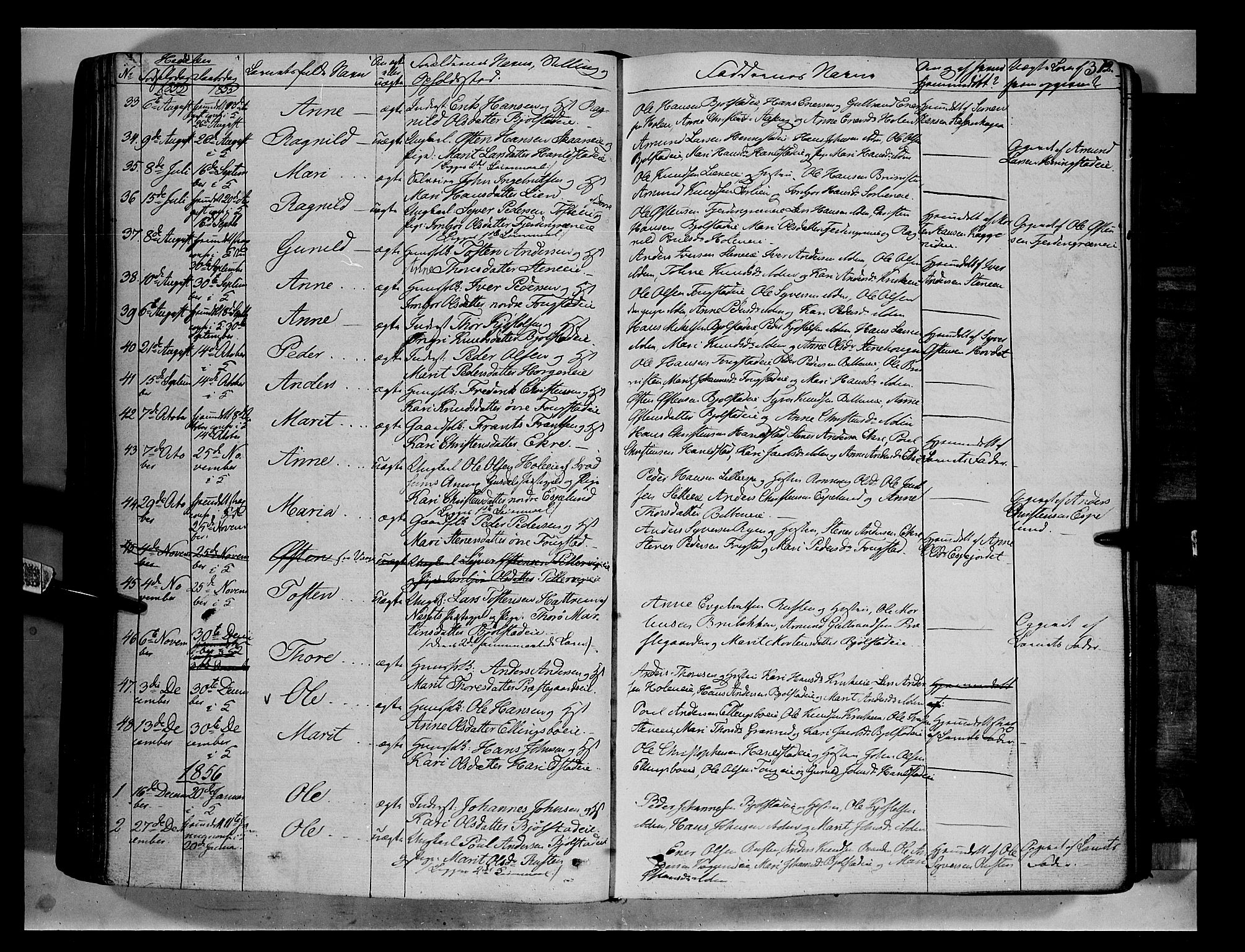 Vågå prestekontor, SAH/PREST-076/H/Ha/Haa/L0005: Parish register (official) no. 5 /2, 1842-1856, p. 312
