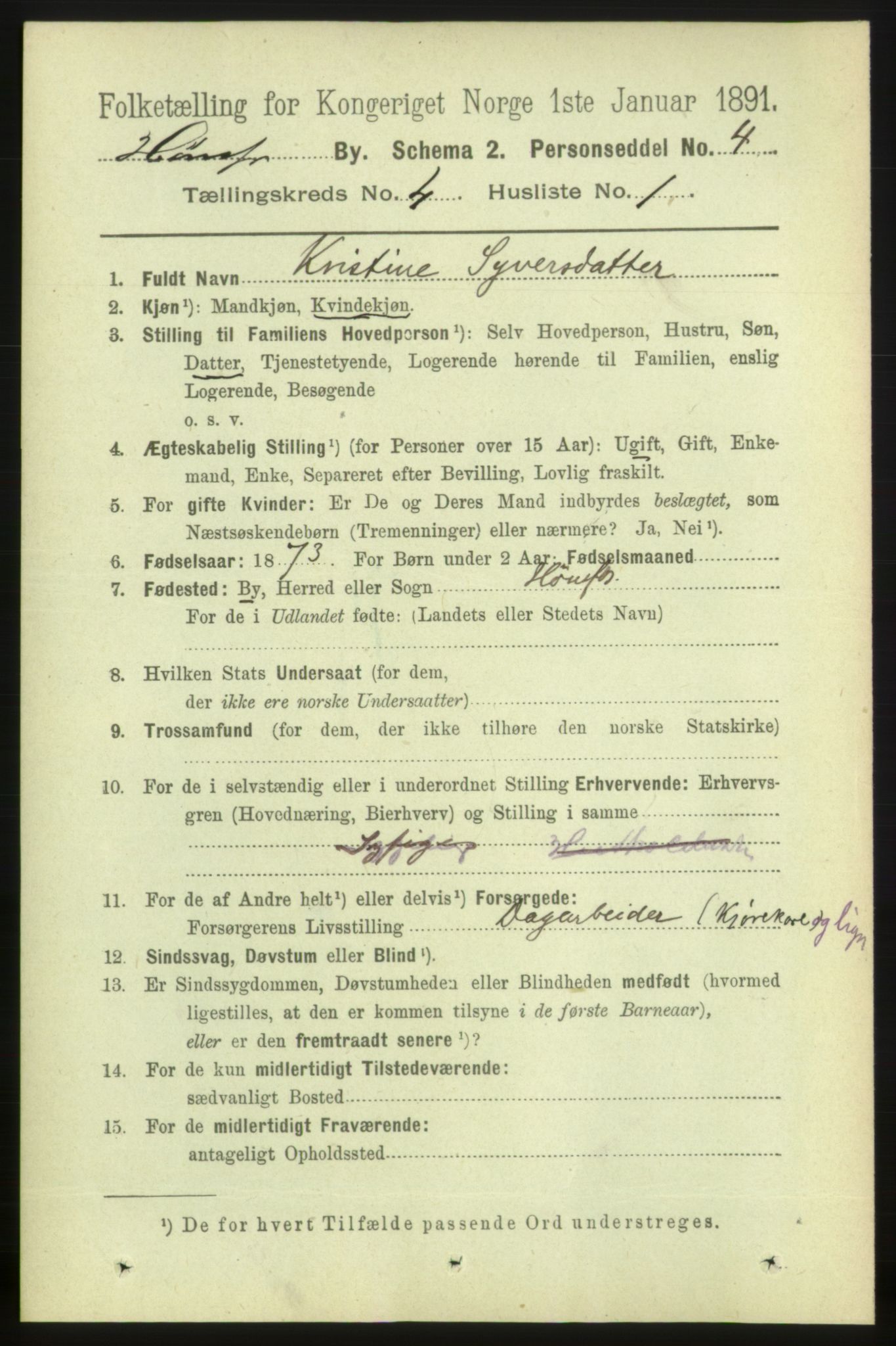 RA, 1891 census for 0601 Hønefoss, 1891, p. 790