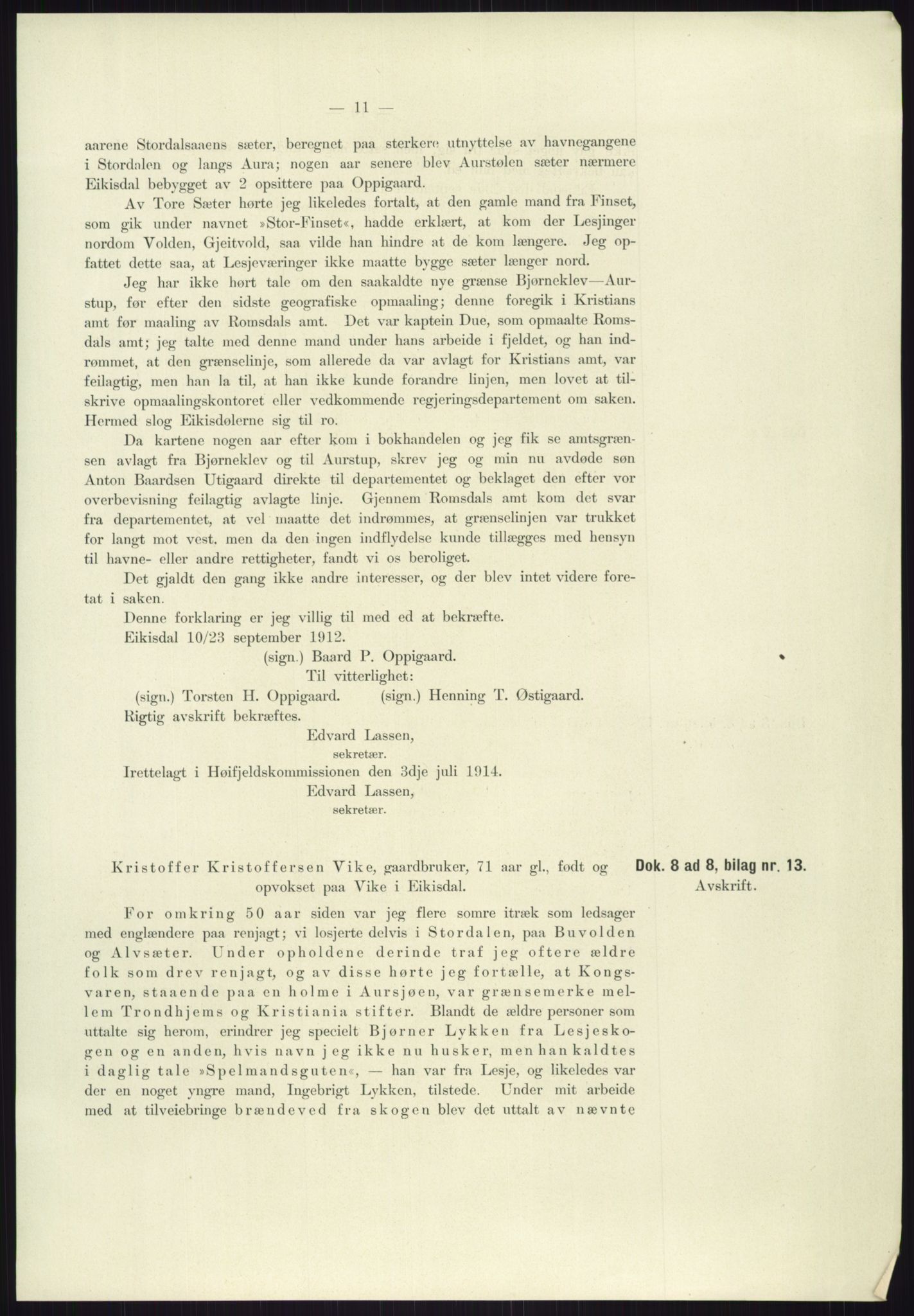 Høyfjellskommisjonen, AV/RA-S-1546/X/Xa/L0001: Nr. 1-33, 1909-1953, p. 2012