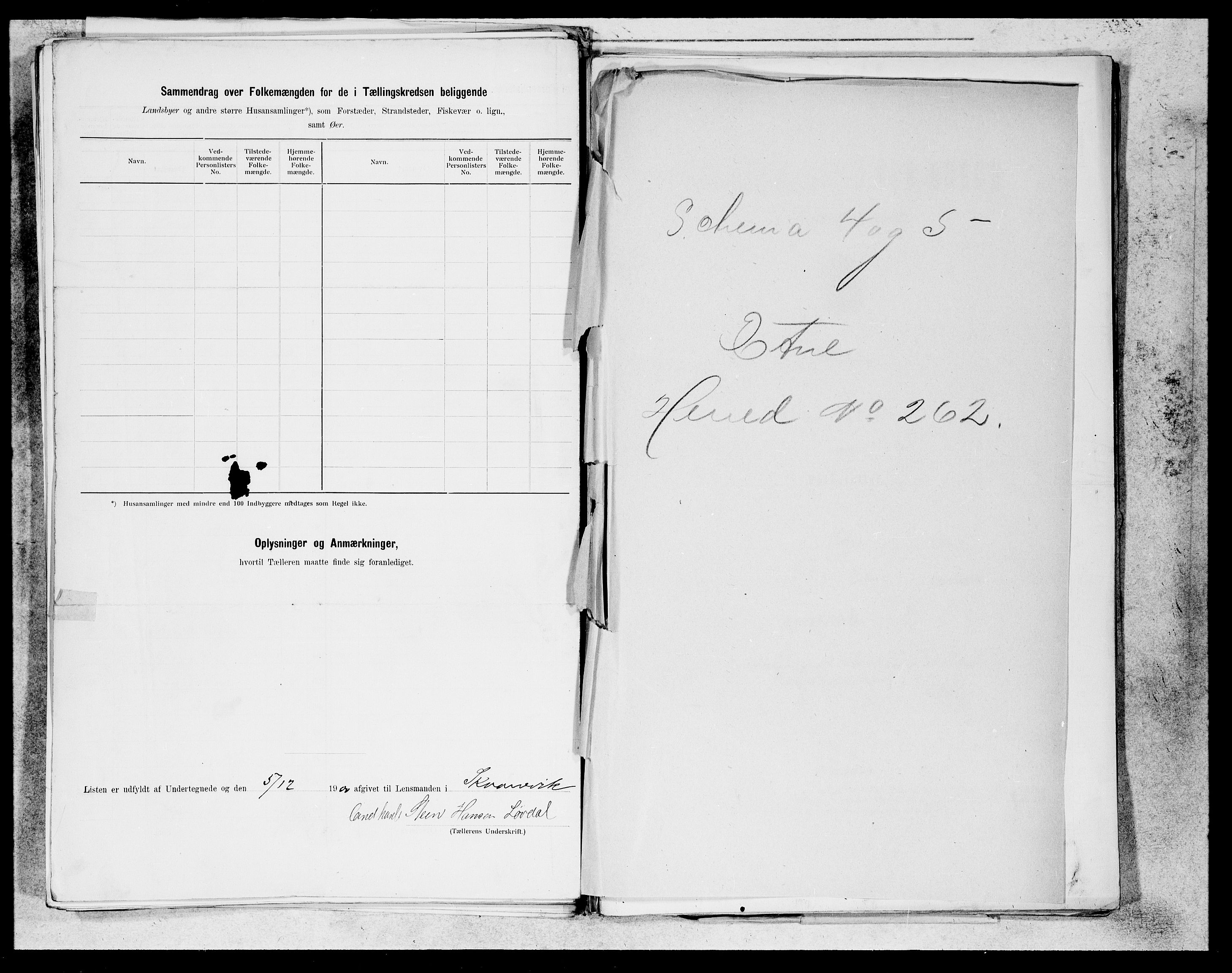 SAB, 1900 census for Skånevik, 1900, p. 57