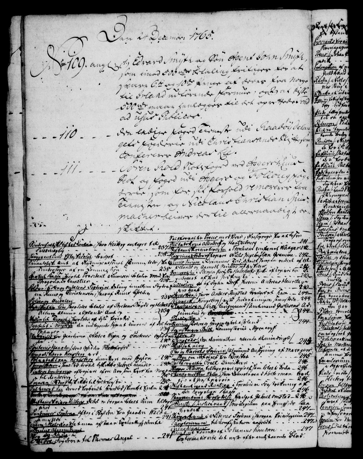 Rentekammeret, Kammerkanselliet, RA/EA-3111/G/Gf/Gfb/L0006: Register til norske relasjons- og resolusjonsprotokoller (merket RK 52.101), 1755-1765, p. 273