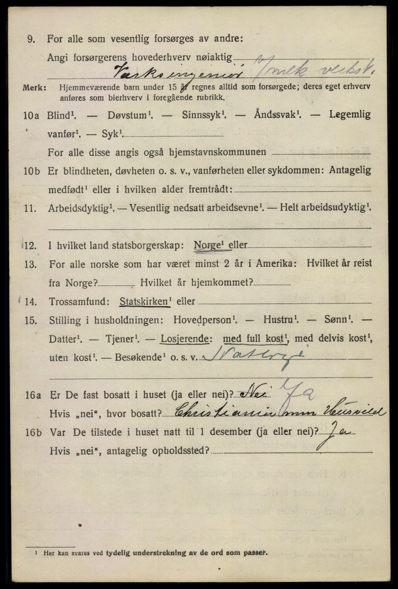 SAO, 1920 census for Kristiania, 1920, p. 413250