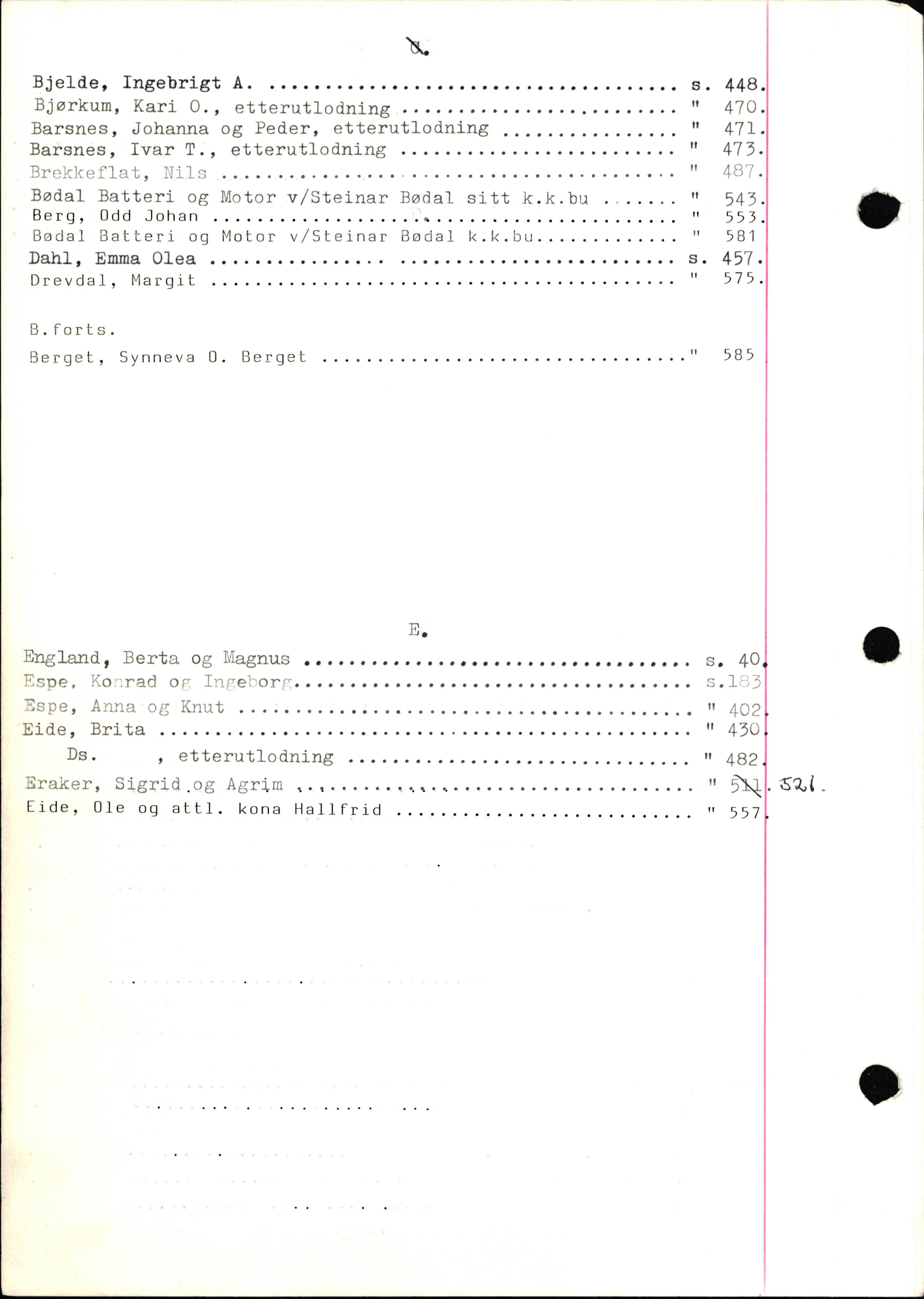 Indre Sogn tingrett, AV/SAB-A-3301/2/H/Hb/L0001: Skifteutlodningsprotokoll, 1976-1985