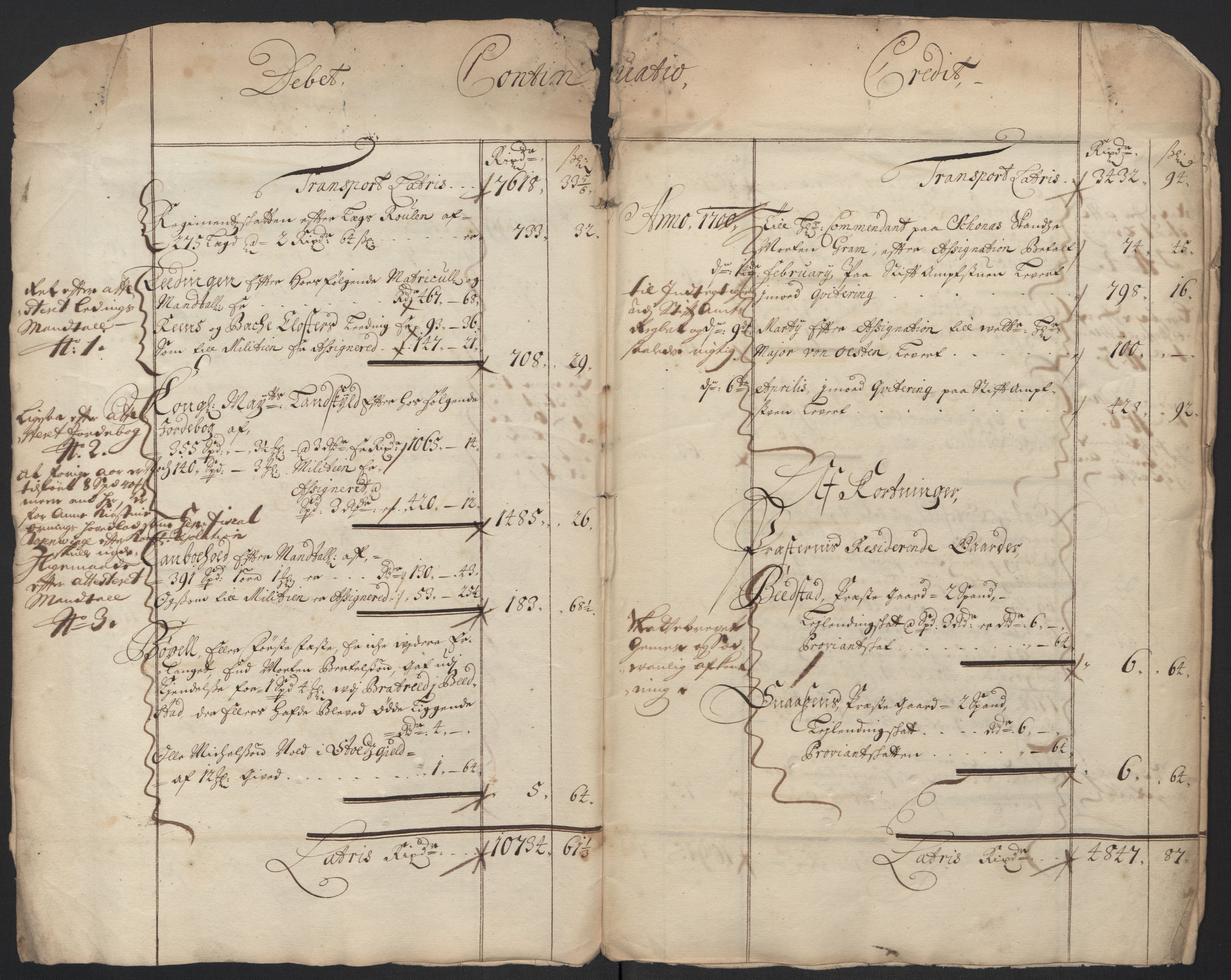 Rentekammeret inntil 1814, Reviderte regnskaper, Fogderegnskap, AV/RA-EA-4092/R63/L4310: Fogderegnskap Inderøy, 1698-1699, p. 256