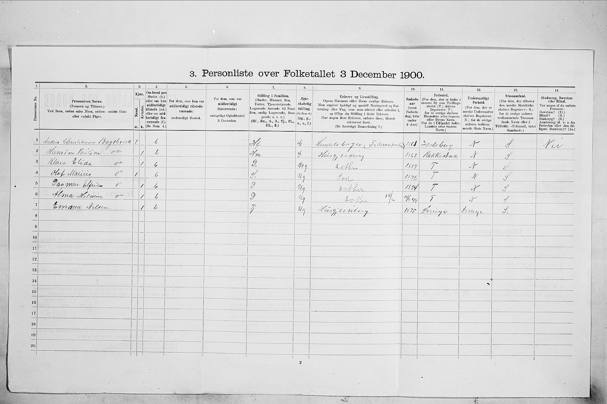 SAO, 1900 census for Kristiania, 1900, p. 34528