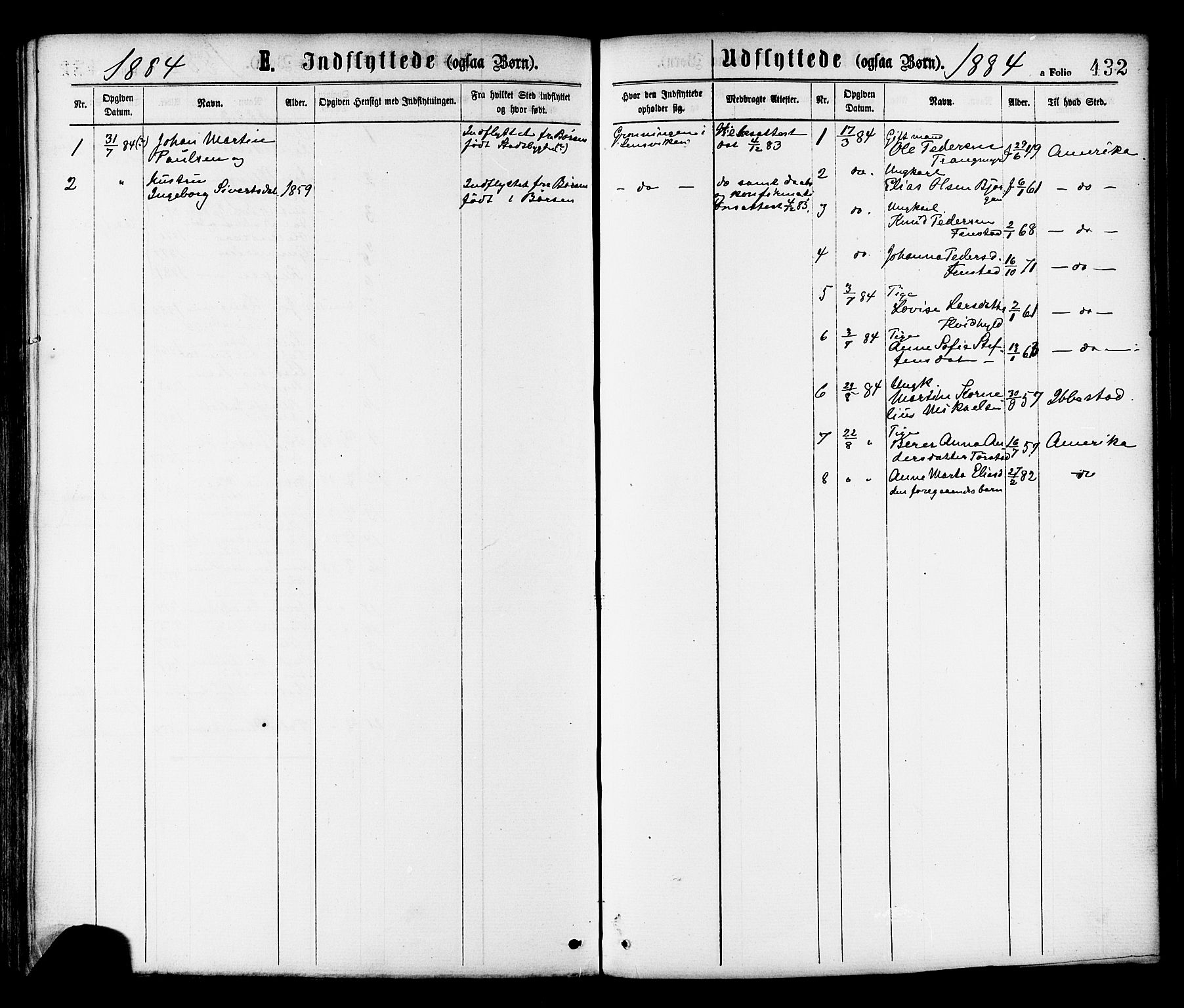 Ministerialprotokoller, klokkerbøker og fødselsregistre - Sør-Trøndelag, SAT/A-1456/646/L0613: Parish register (official) no. 646A11, 1870-1884, p. 432