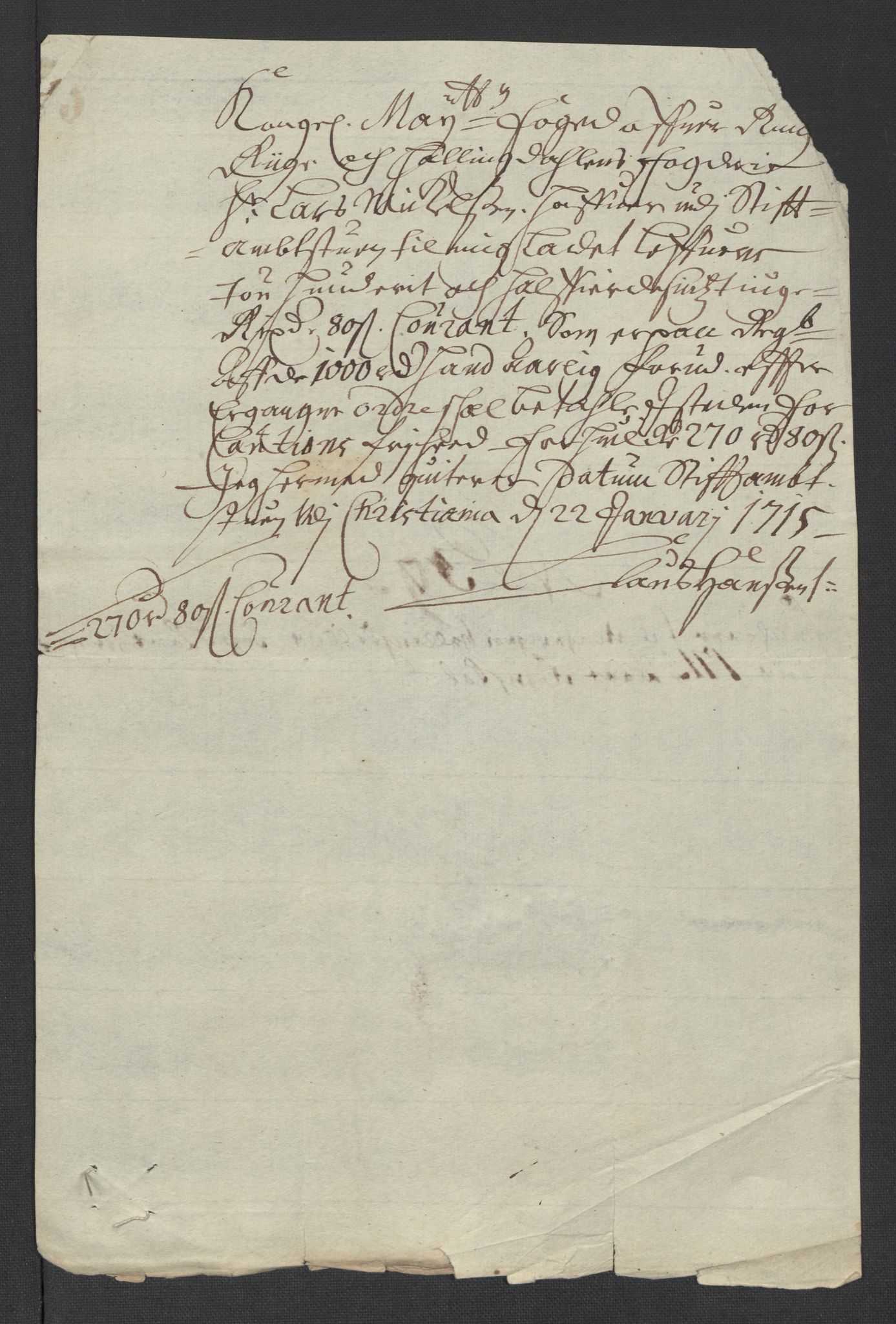 Rentekammeret inntil 1814, Reviderte regnskaper, Fogderegnskap, RA/EA-4092/R23/L1473: Fogderegnskap Ringerike og Hallingdal, 1715, p. 337