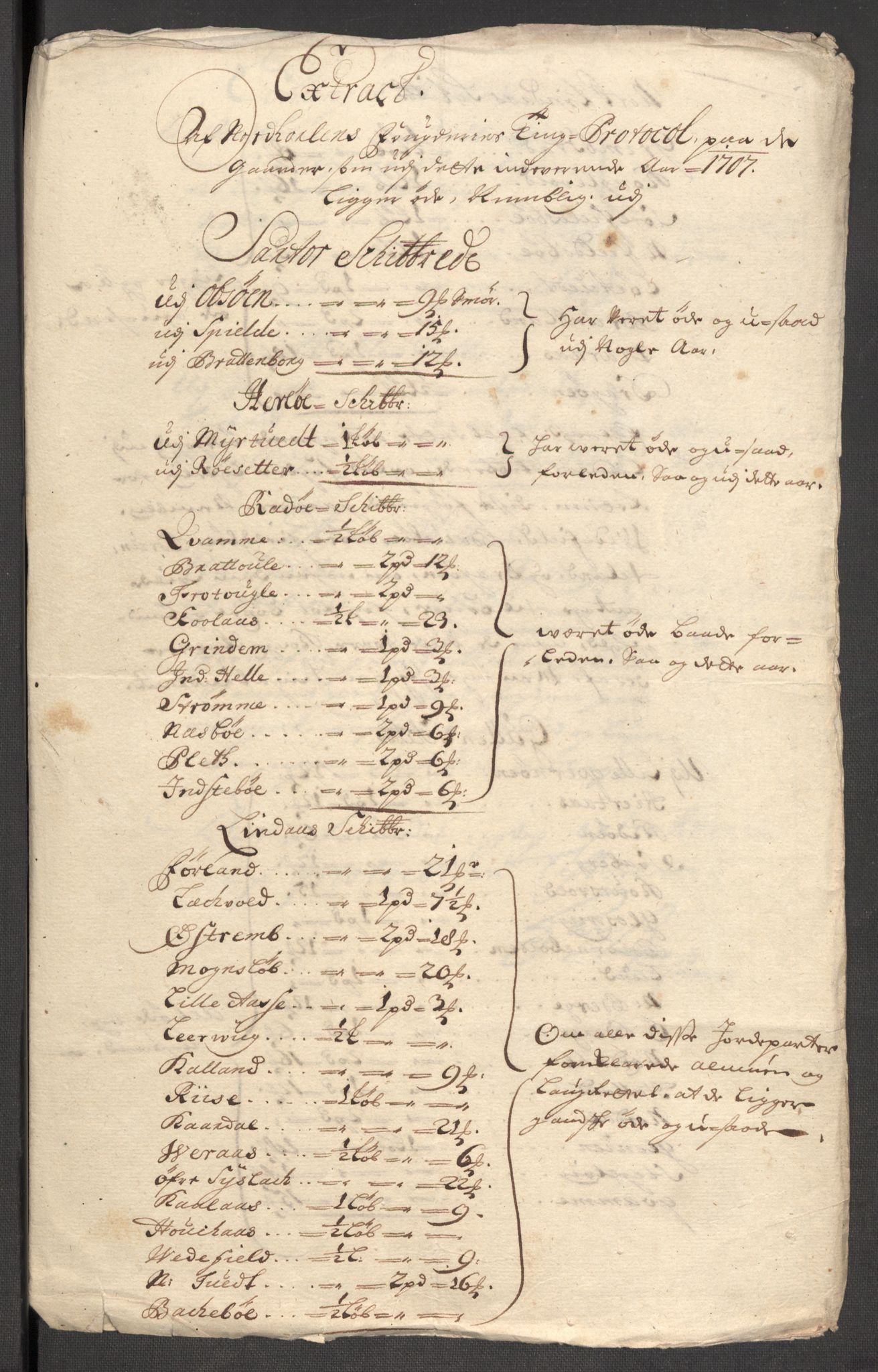 Rentekammeret inntil 1814, Reviderte regnskaper, Fogderegnskap, RA/EA-4092/R51/L3188: Fogderegnskap Nordhordland og Voss, 1706-1707, p. 136