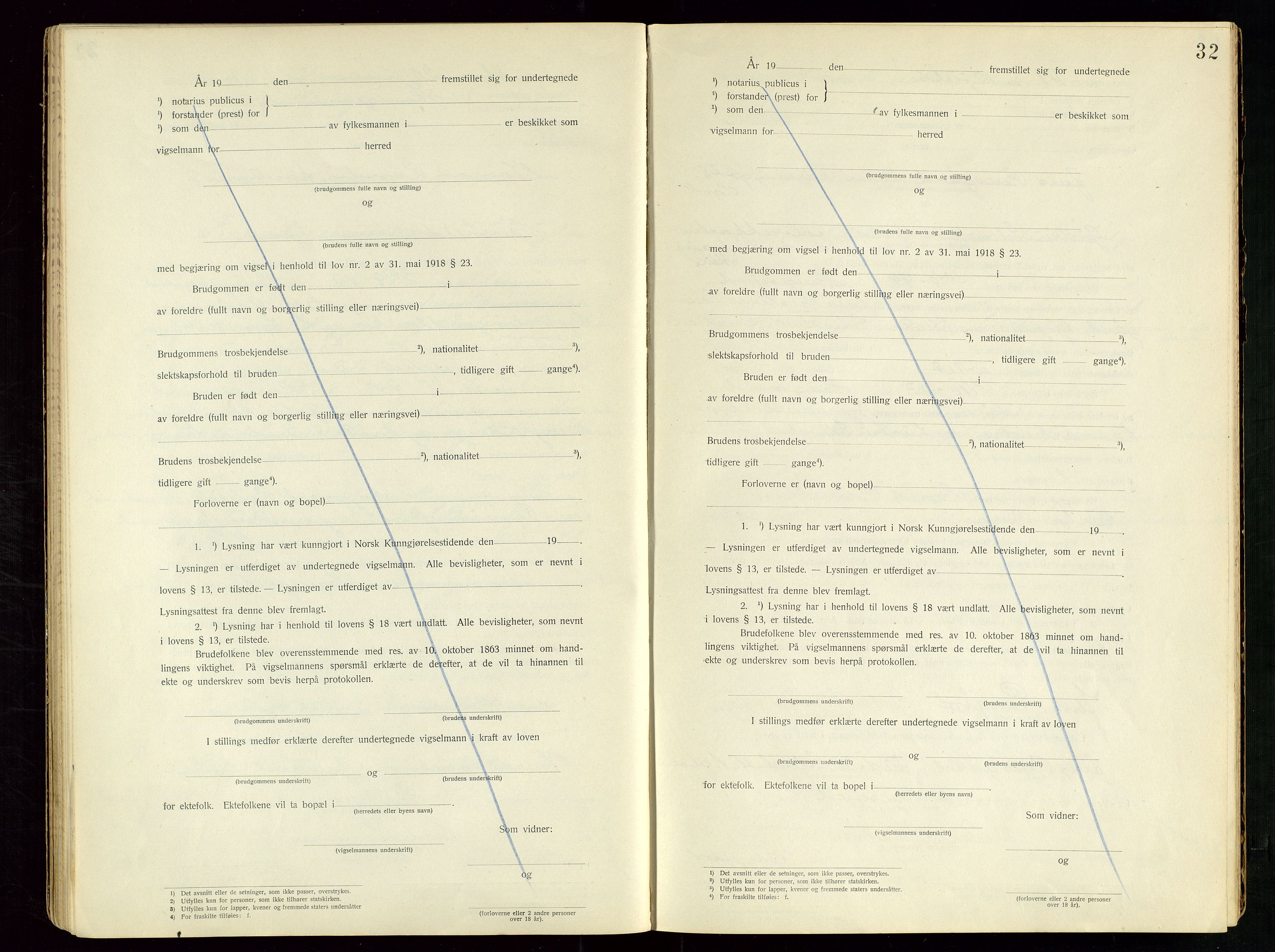 Haugesund tingrett, AV/SAST-A-101415/01/III/IIID/L0002: Vigselbok, 1938-1942, p. 32