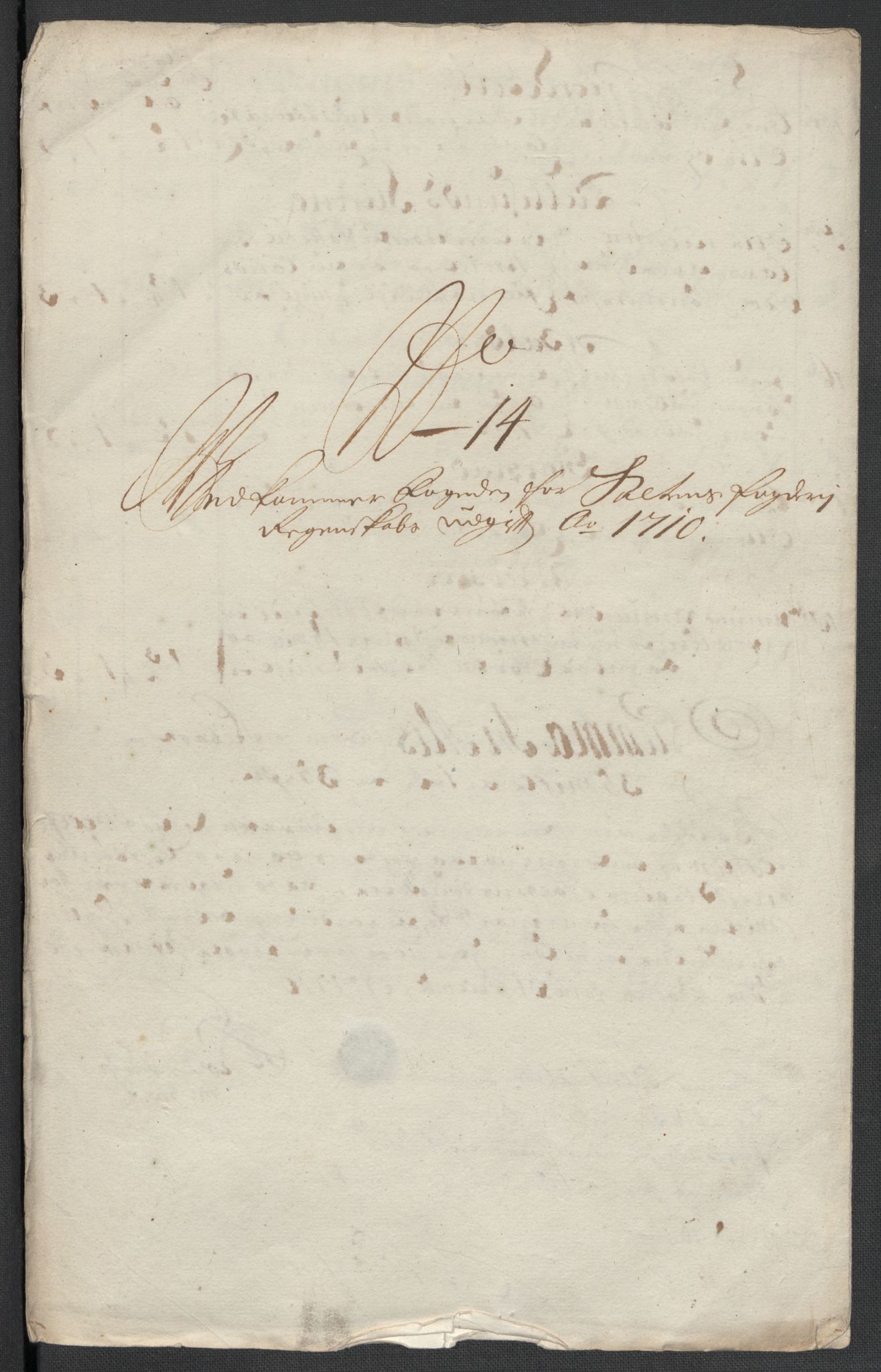 Rentekammeret inntil 1814, Reviderte regnskaper, Fogderegnskap, RA/EA-4092/R66/L4581: Fogderegnskap Salten, 1707-1710, p. 500