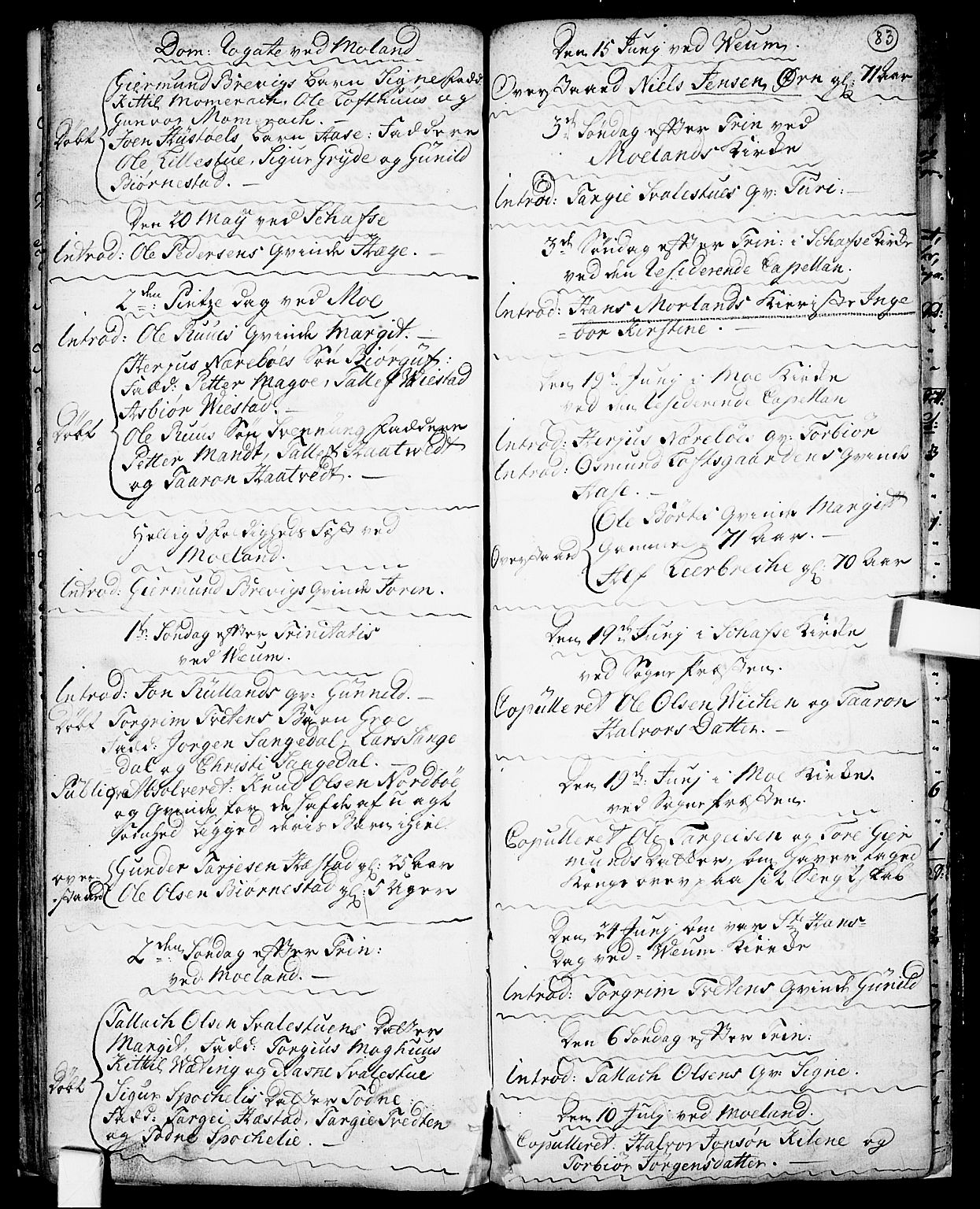 Fyresdal kirkebøker, SAKO/A-263/F/Fa/L0001: Parish register (official) no. I 1, 1724-1748, p. 83