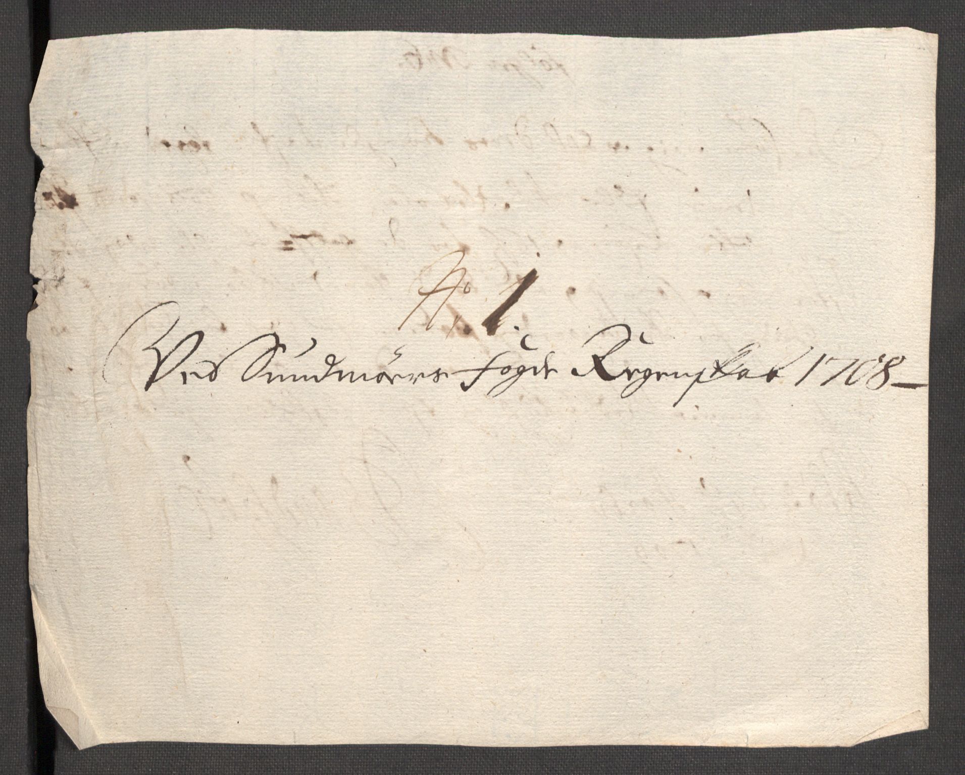 Rentekammeret inntil 1814, Reviderte regnskaper, Fogderegnskap, AV/RA-EA-4092/R54/L3562: Fogderegnskap Sunnmøre, 1708-1709, p. 124