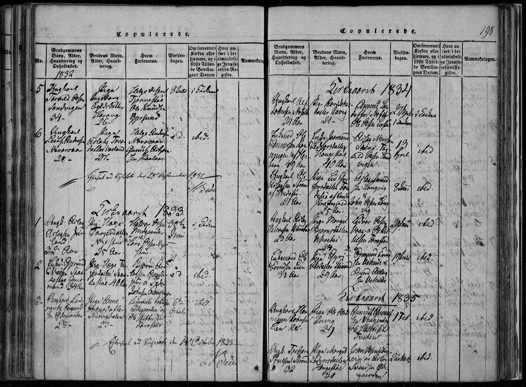 Rauland kirkebøker, AV/SAKO-A-292/F/Fa/L0001: Parish register (official) no. I 1, 1814-1859, p. 198
