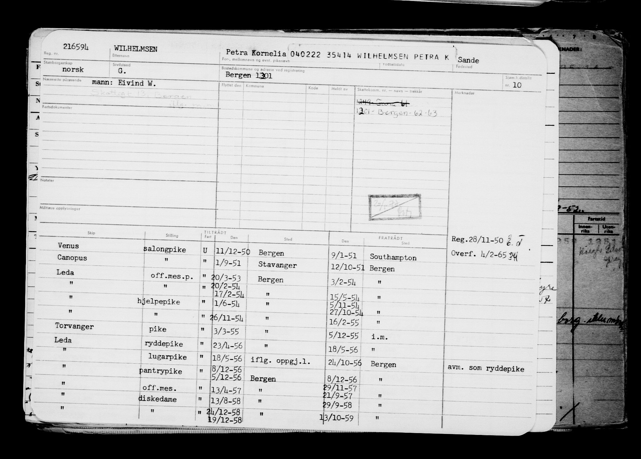 Direktoratet for sjømenn, AV/RA-S-3545/G/Gb/L0202: Hovedkort, 1922, p. 609