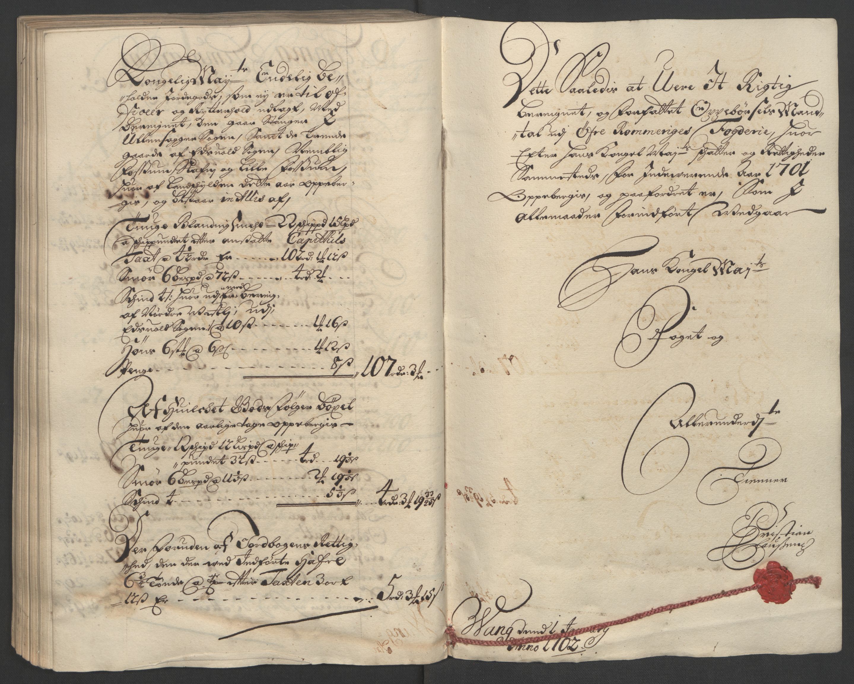 Rentekammeret inntil 1814, Reviderte regnskaper, Fogderegnskap, AV/RA-EA-4092/R12/L0713: Fogderegnskap Øvre Romerike, 1701, p. 206