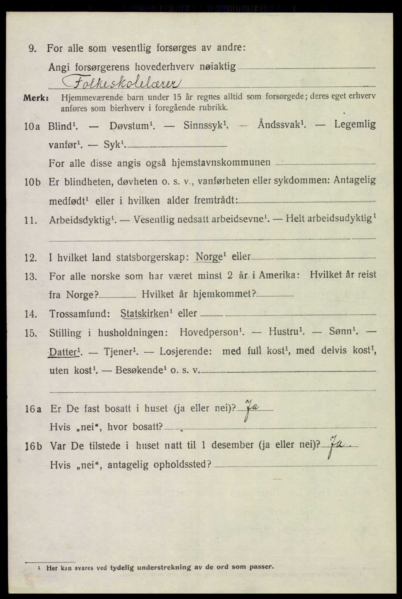 SAH, 1920 census for Ringsaker, 1920, p. 16961