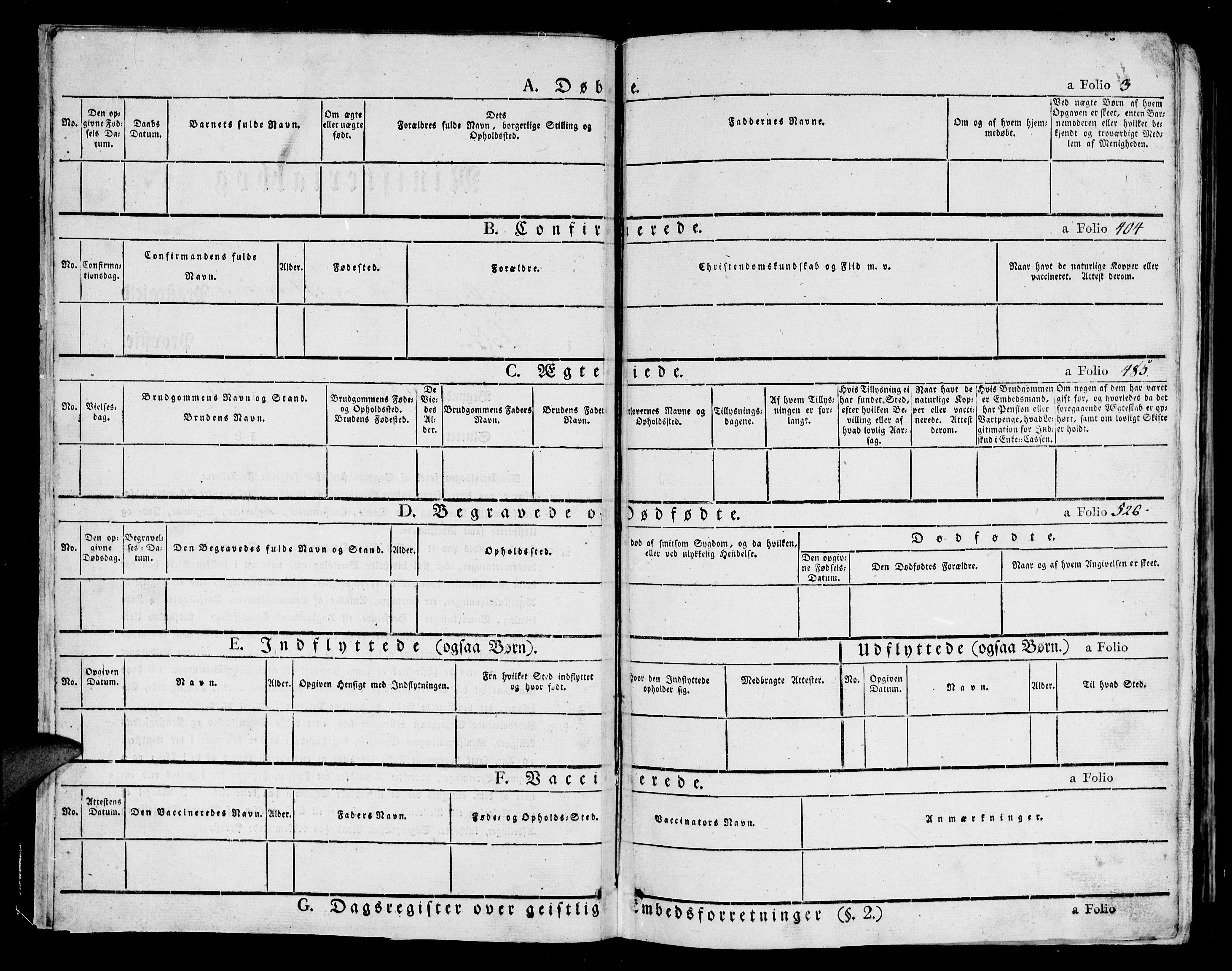 Flekkefjord sokneprestkontor, AV/SAK-1111-0012/F/Fb/Fbb/L0002: Parish register (copy) no. B 2a, 1831-1866