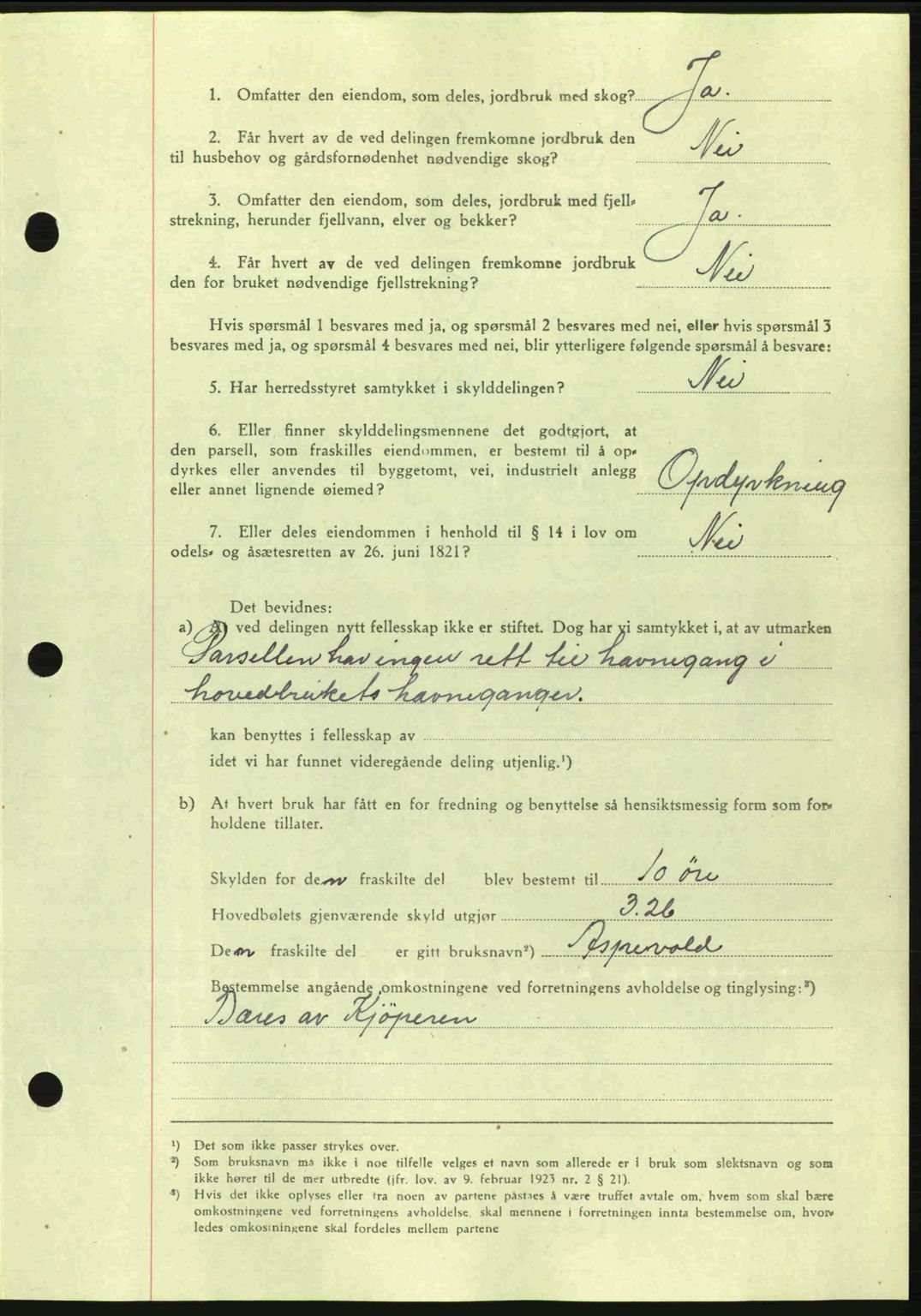 Romsdal sorenskriveri, AV/SAT-A-4149/1/2/2C: Mortgage book no. A15, 1943-1944, Diary no: : 2077/1943