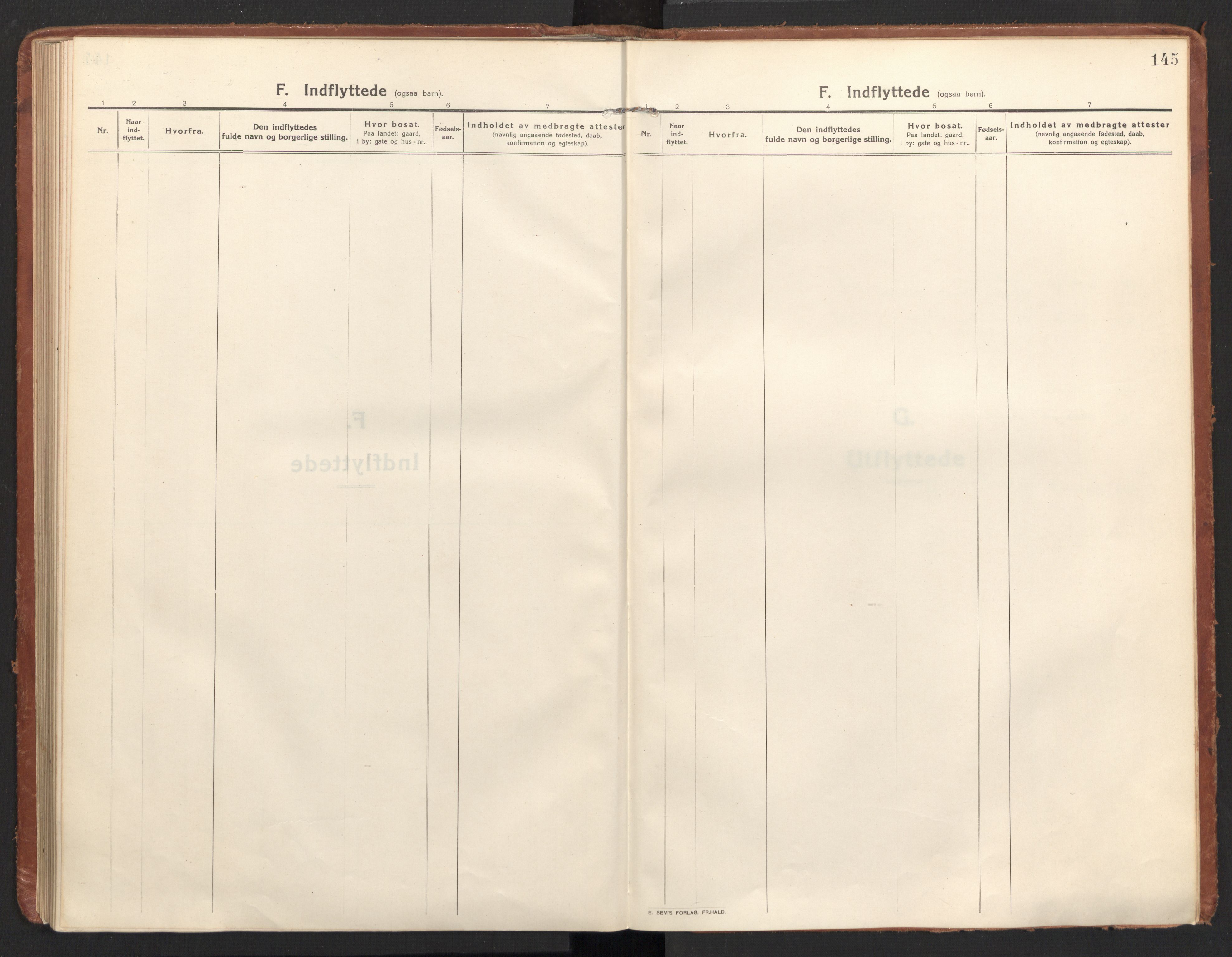 Ministerialprotokoller, klokkerbøker og fødselsregistre - Nordland, AV/SAT-A-1459/811/L0168: Parish register (official) no. 811A05, 1914-1932, p. 145