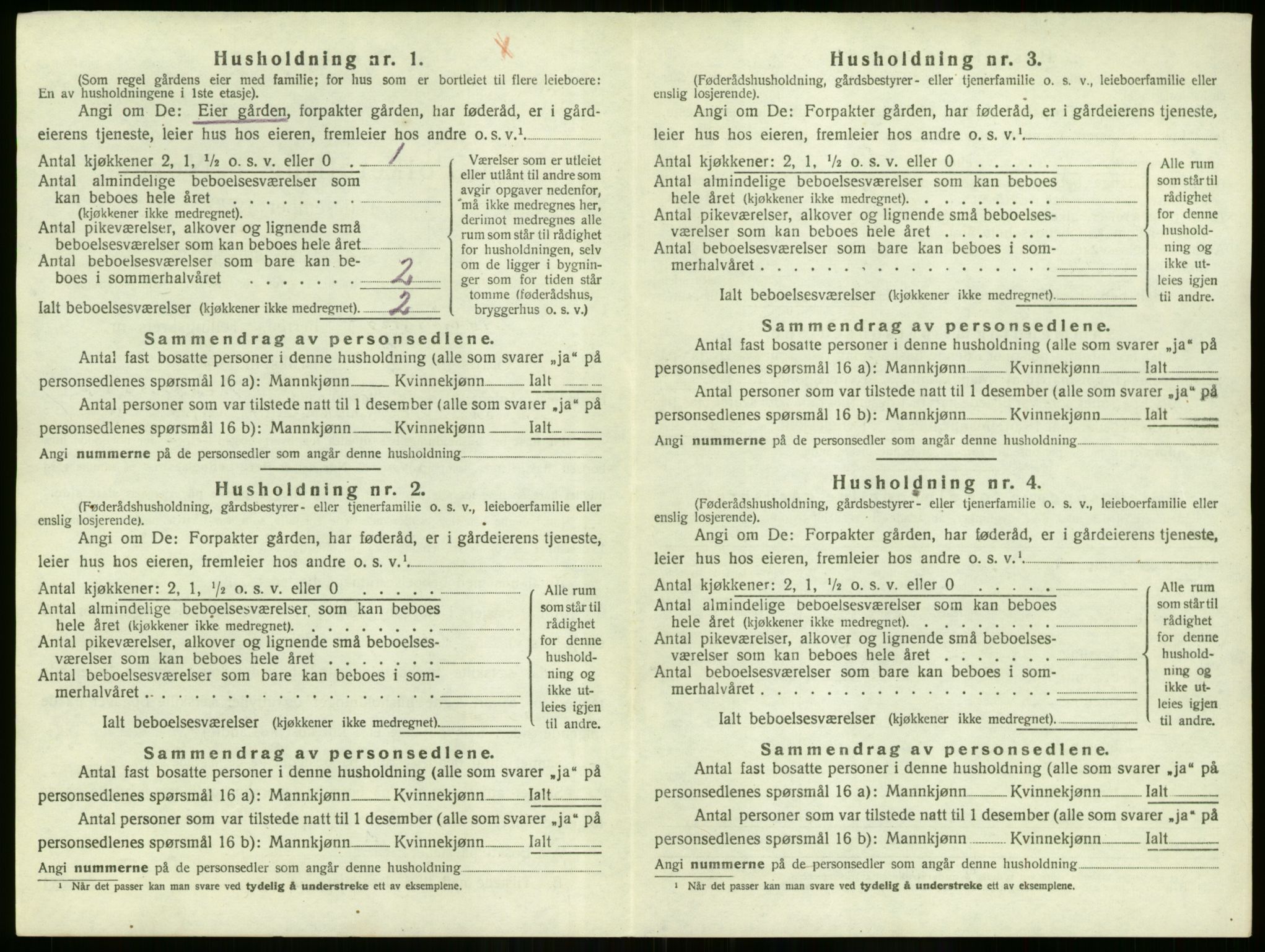 SAO, 1920 census for Skedsmo, 1920, p. 40