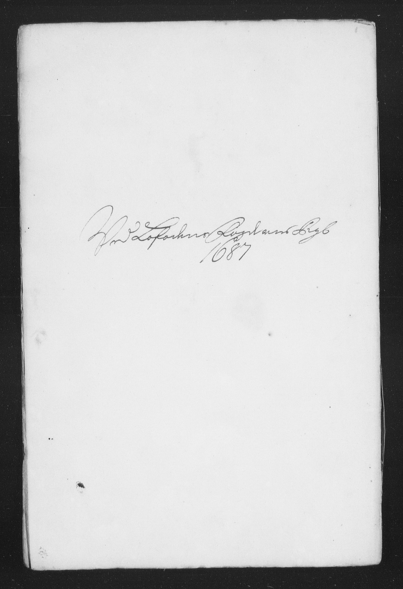 Rentekammeret inntil 1814, Reviderte regnskaper, Stiftamtstueregnskaper, Trondheim stiftamt og Nordland amt, AV/RA-EA-6044/R/Rh/L0010: Nordland amt, 1687