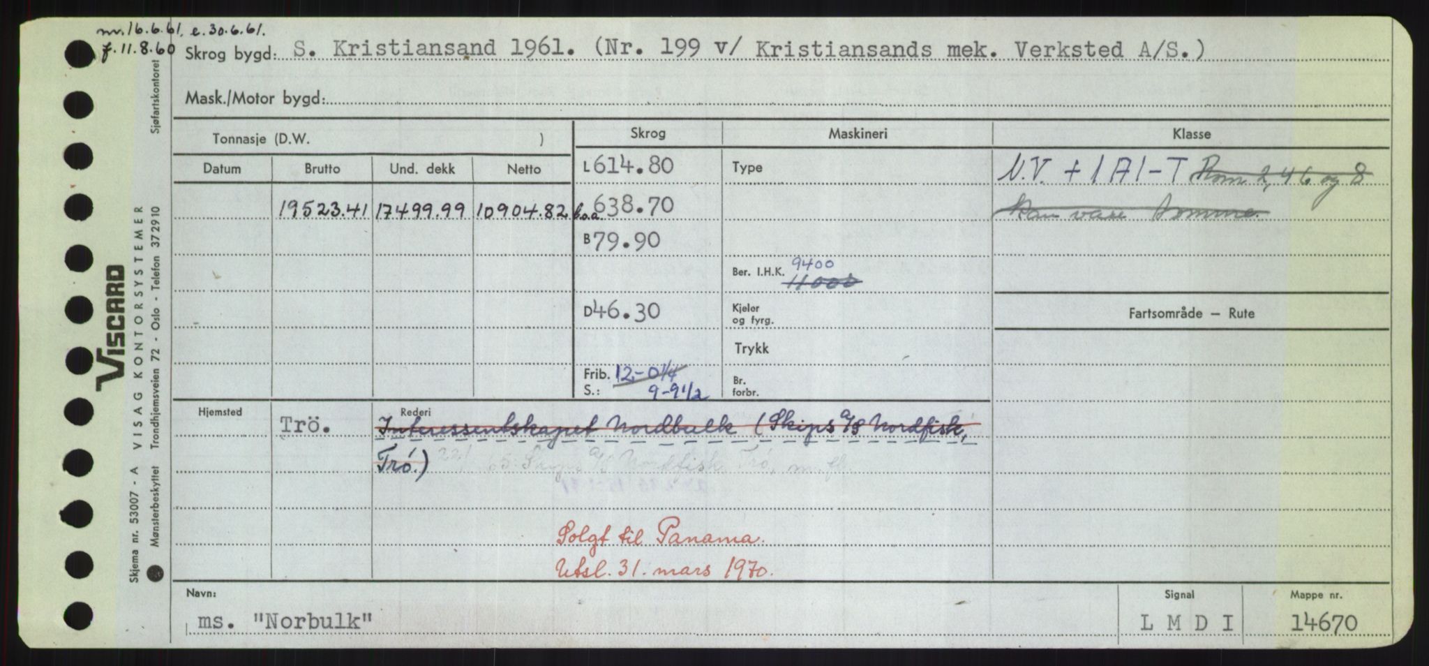Sjøfartsdirektoratet med forløpere, Skipsmålingen, RA/S-1627/H/Hd/L0026: Fartøy, N-Norhol, p. 403
