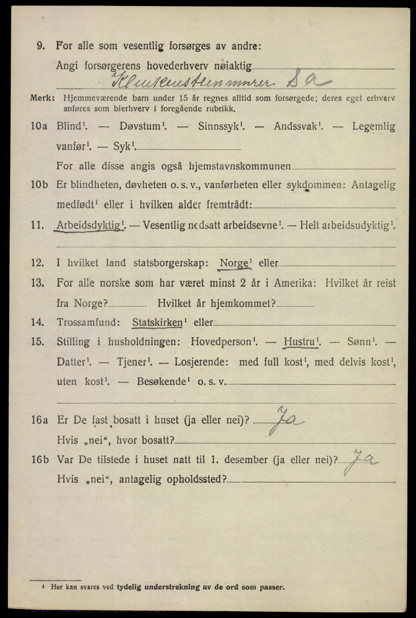 SAKO, 1920 census for Ramnes, 1920, p. 3243