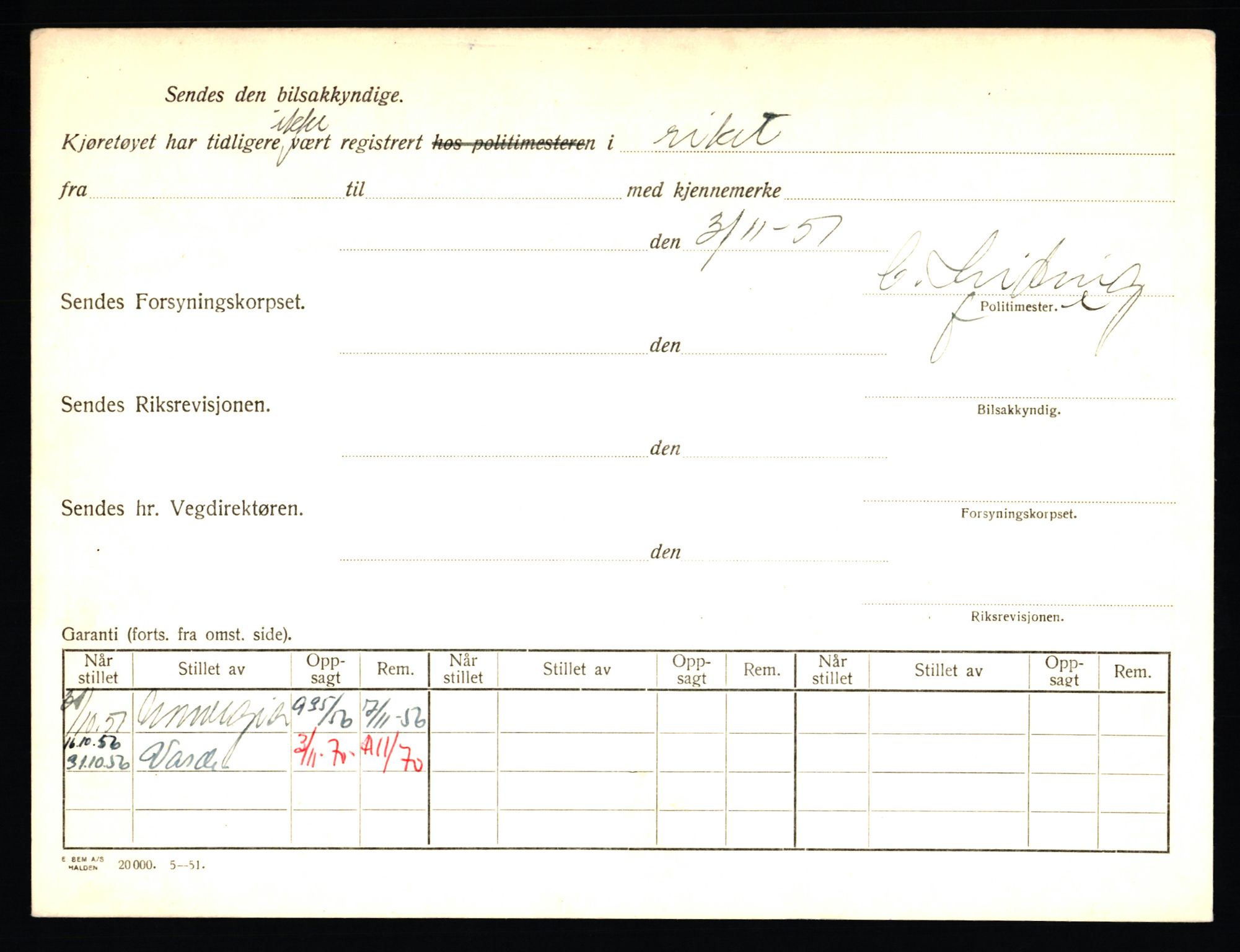 Stavanger trafikkstasjon, AV/SAST-A-101942/0/F/L0009: L-3000 - L-3349, 1930-1971, p. 138