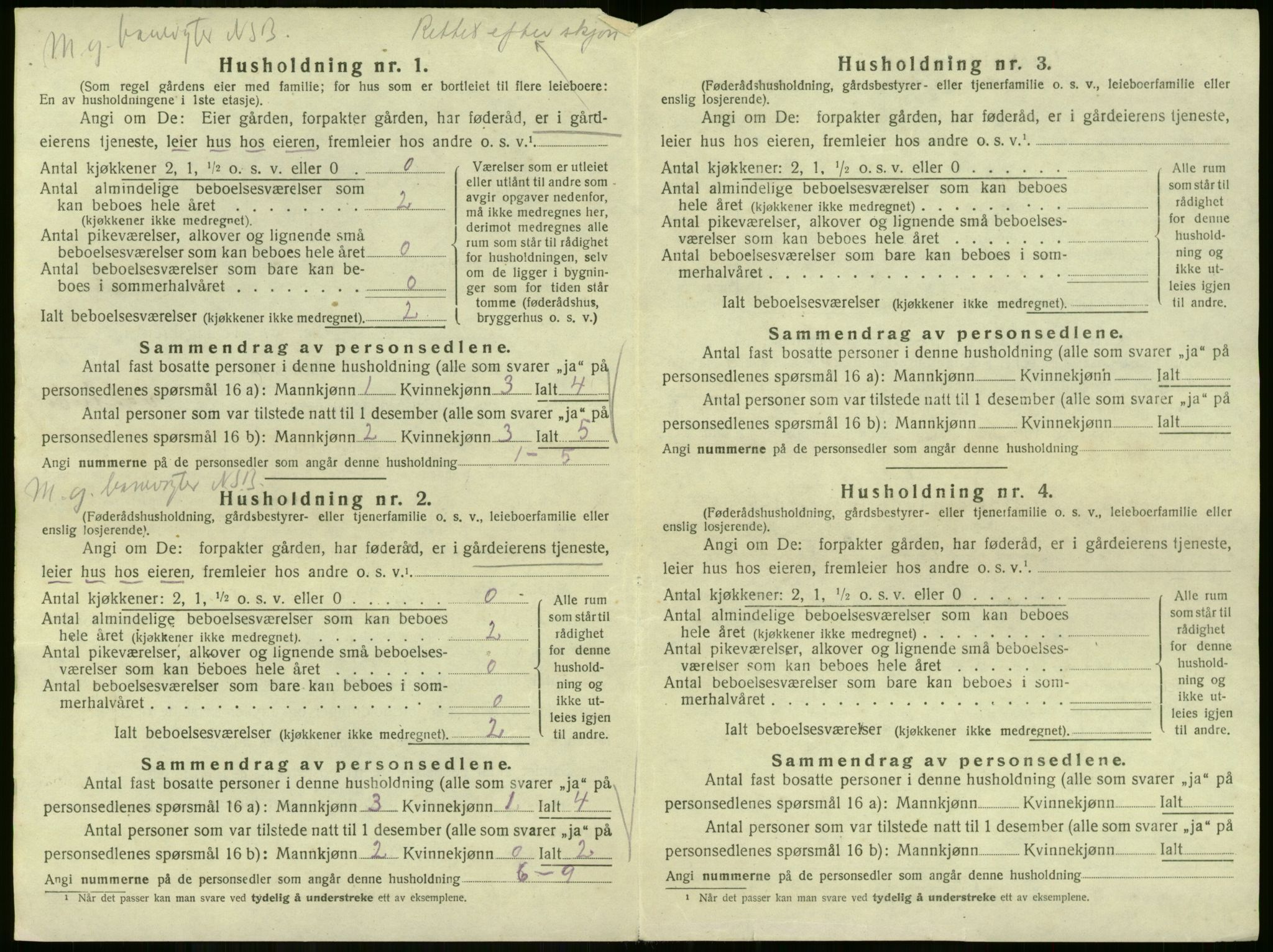 SAKO, 1920 census for Hol (Buskerud), 1920, p. 846