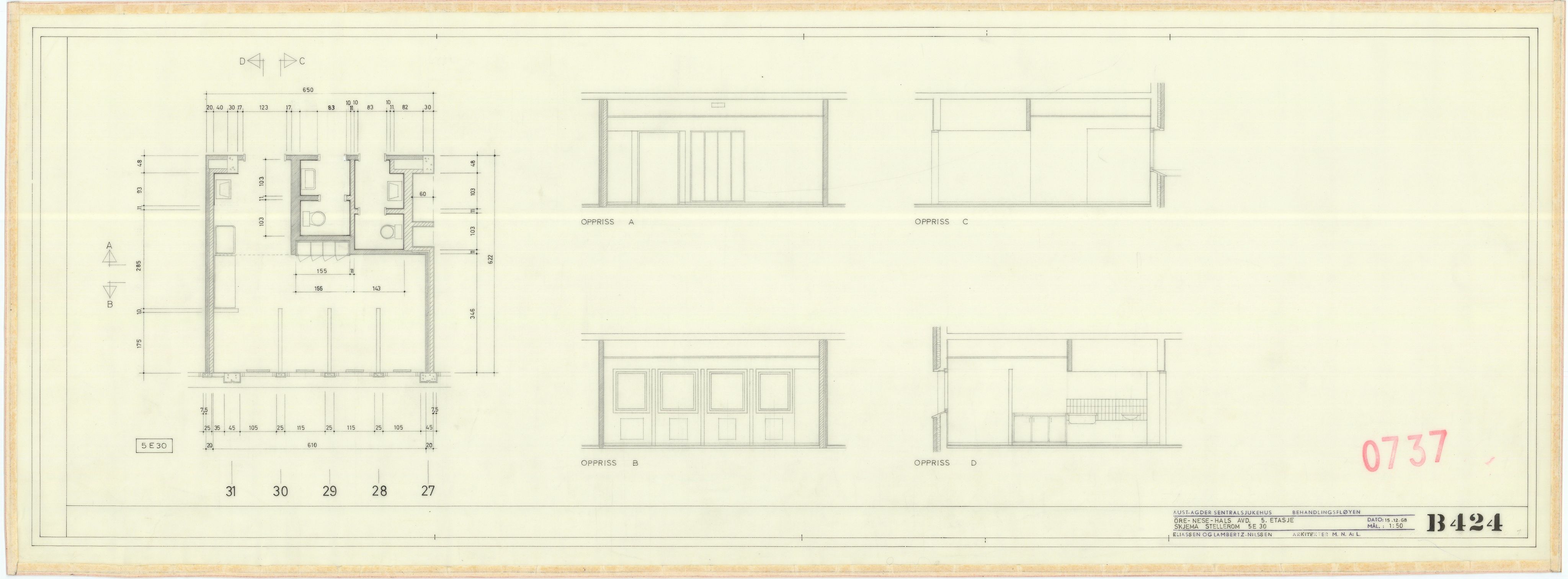 Eliassen og Lambertz-Nilssen Arkitekter, AAKS/PA-2983/T/T02/L0007: Tegningskogger 0737, 1967-1972, p. 35