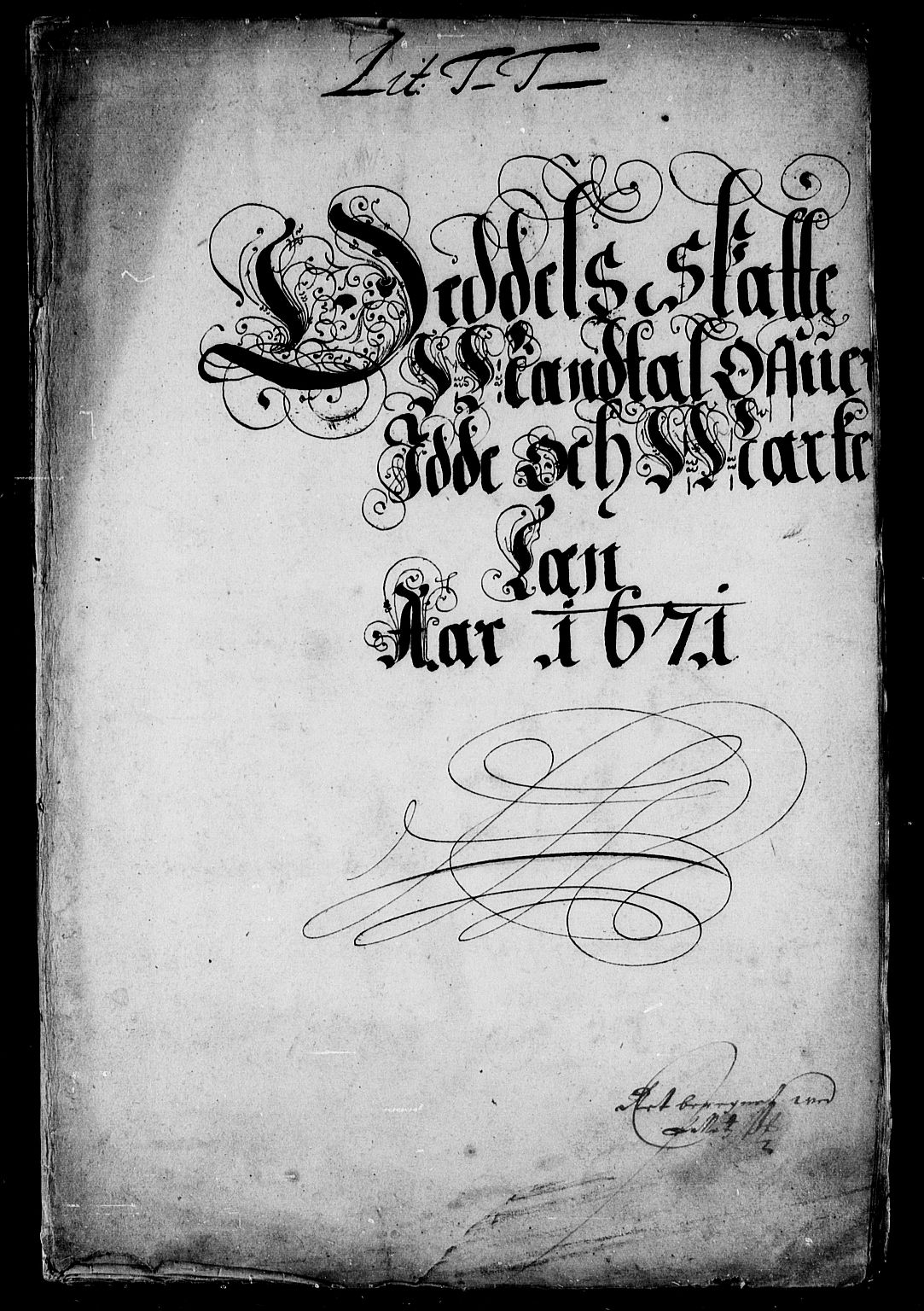 Rentekammeret inntil 1814, Reviderte regnskaper, Stiftamtstueregnskaper, Landkommissariatet på Akershus og Akershus stiftamt, AV/RA-EA-5869/R/Rb/L0078: Akershus stiftamt, 1671