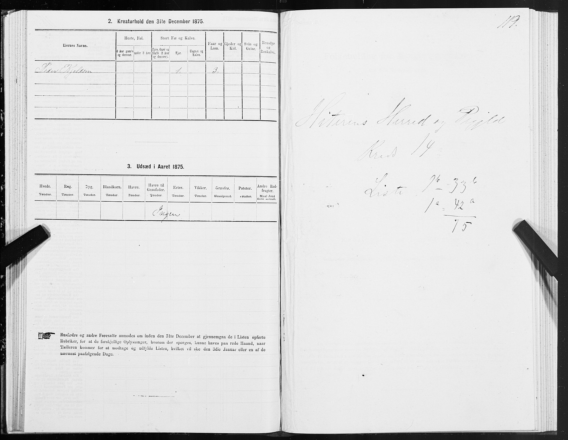 SAT, 1875 census for 1617P Hitra, 1875, p. 7119